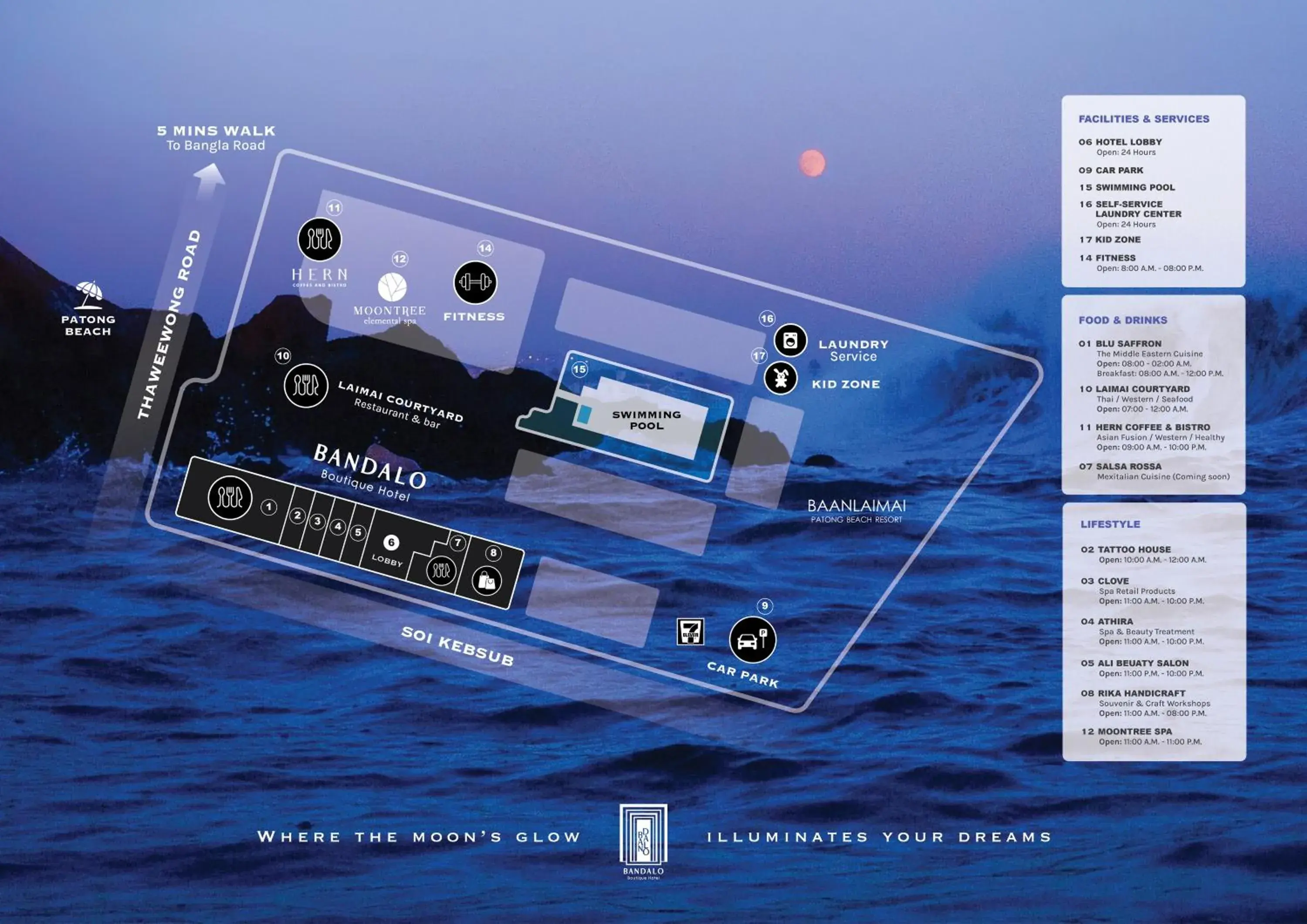 Bird's eye view in Bandalo Boutique Hotel - Patong Beach Road Bird's eye view in Bandalo Boutique Hotel - Patong Beach Road