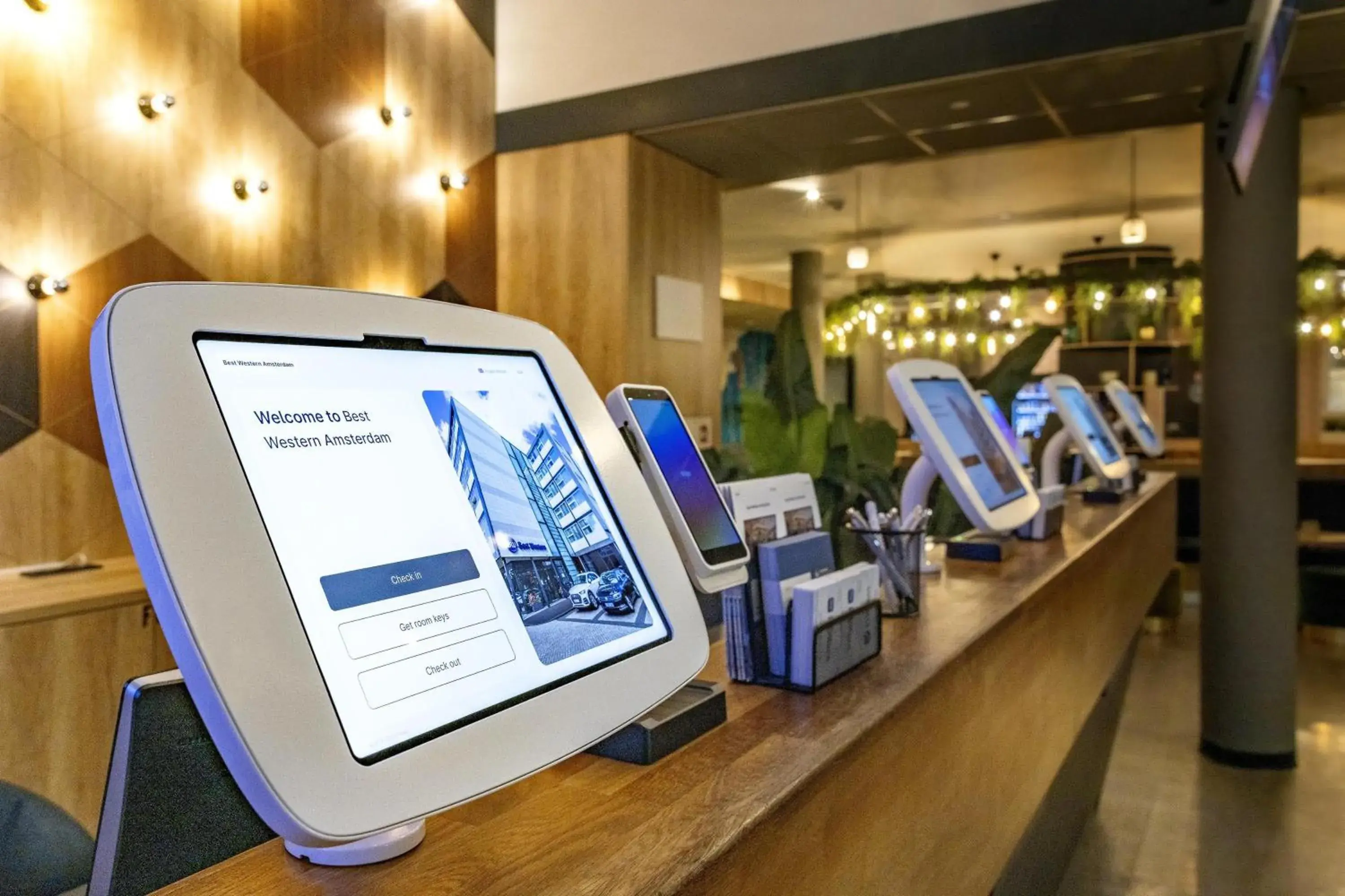 Lobby or reception in Best Western Amsterdam Lobby or reception in Best Western Amsterdam