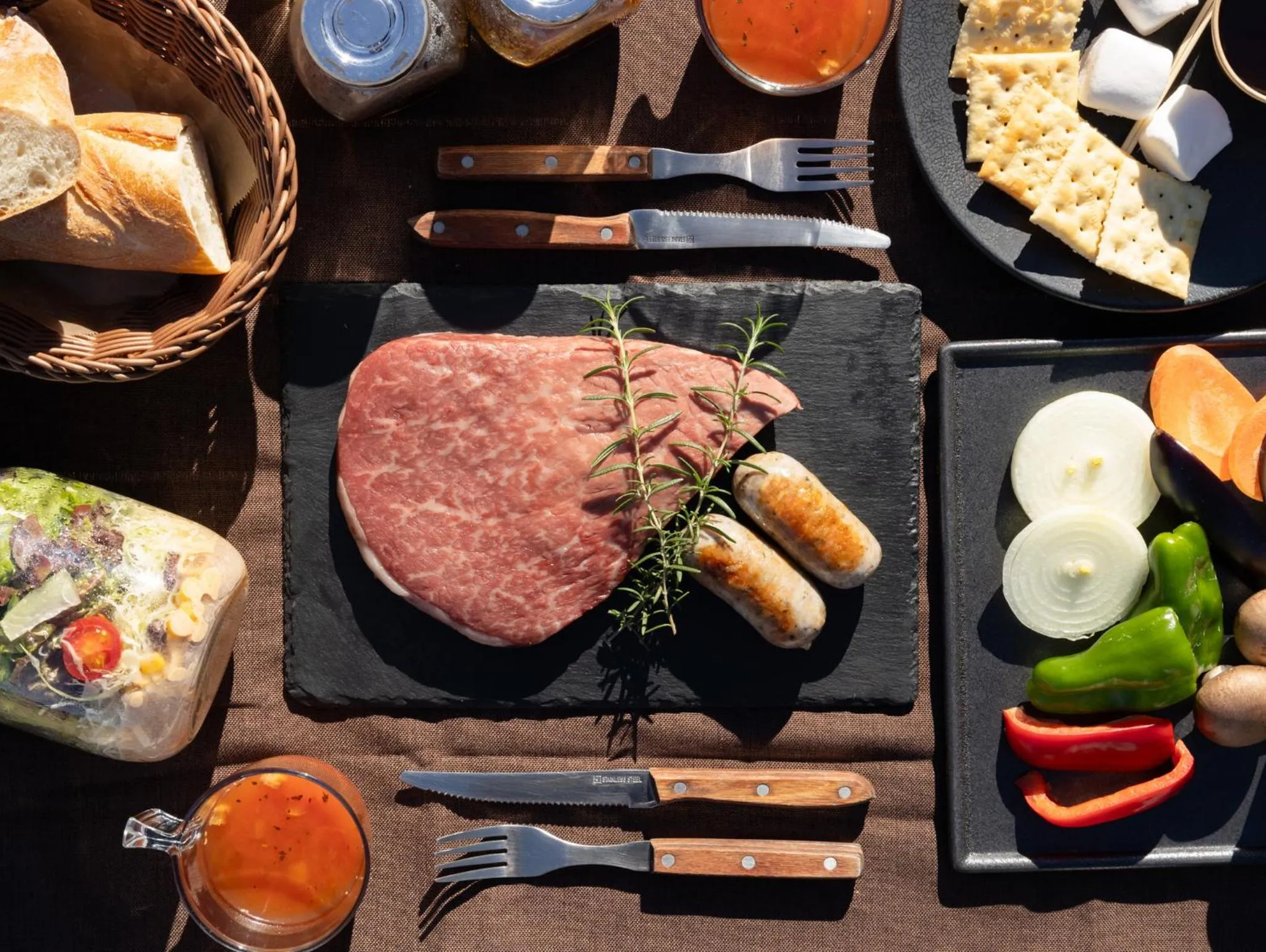 Food and drinks in THE FARM Resort Japan