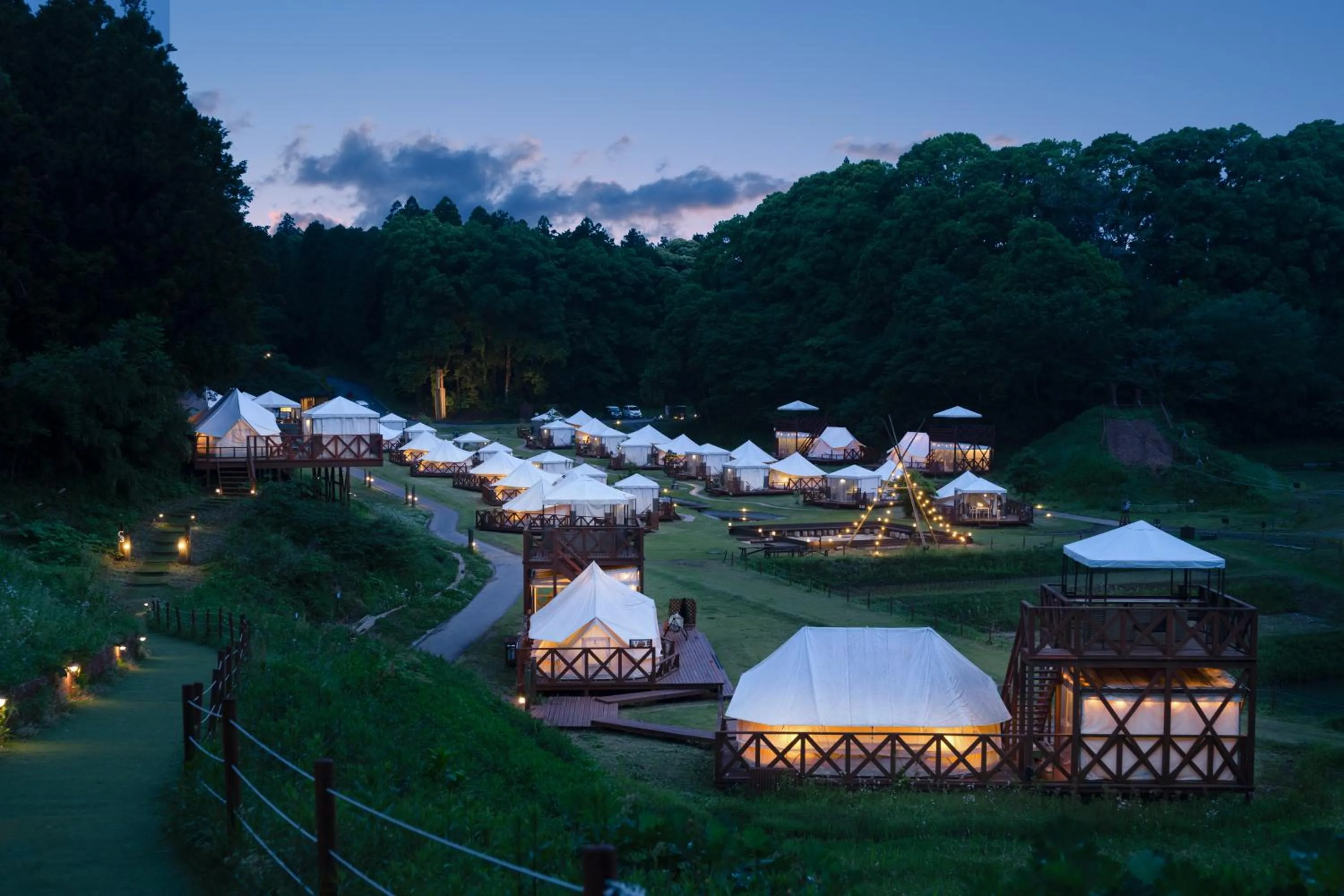 Property building in THE FARM Resort Japan