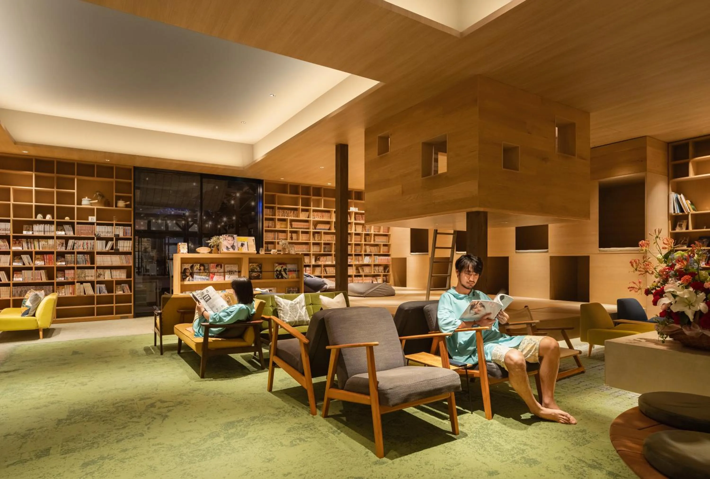 Hot Spring Bath in THE FARM Resort Japan