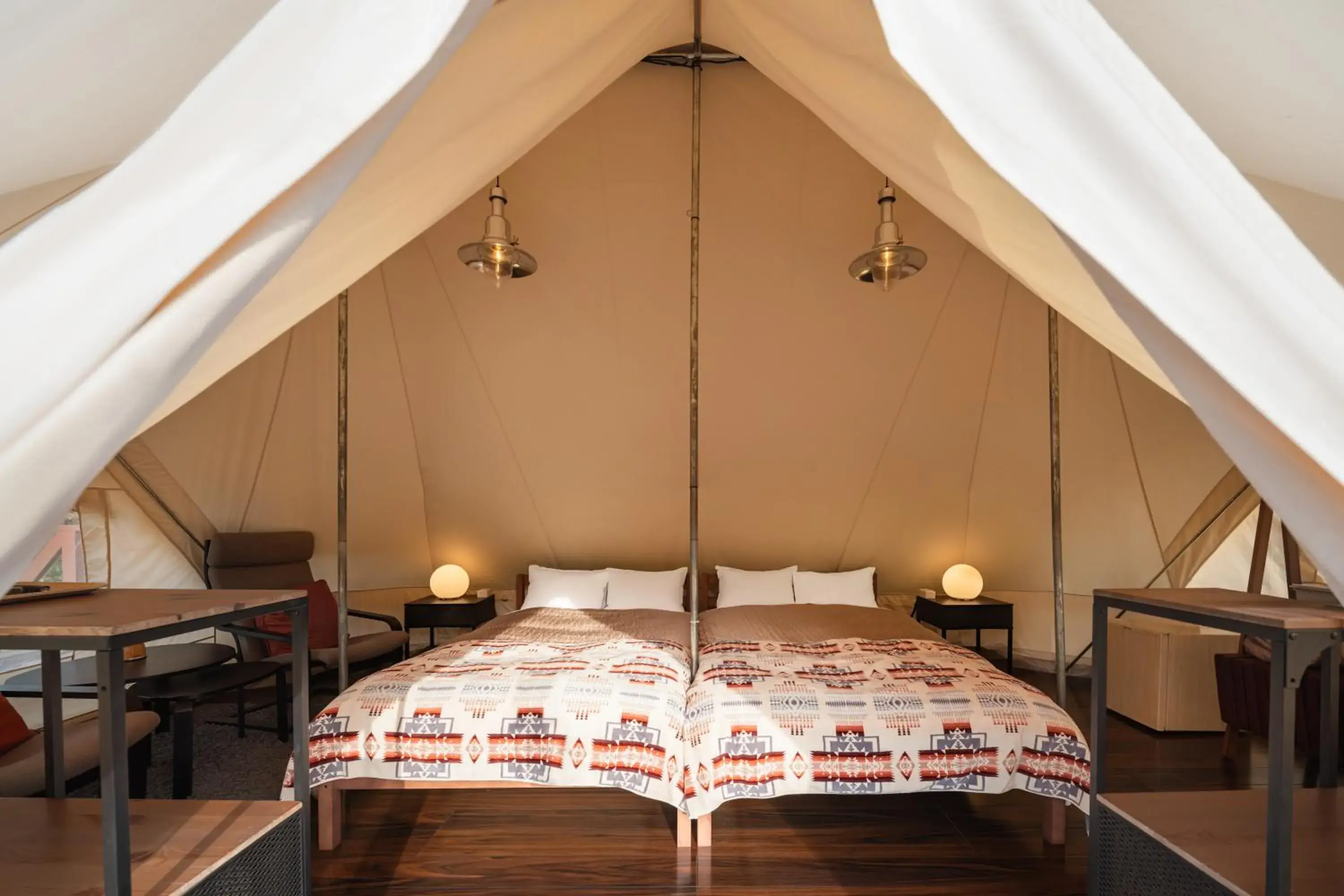 Bed in THE FARM Resort Japan Bed in THE FARM Resort Japan