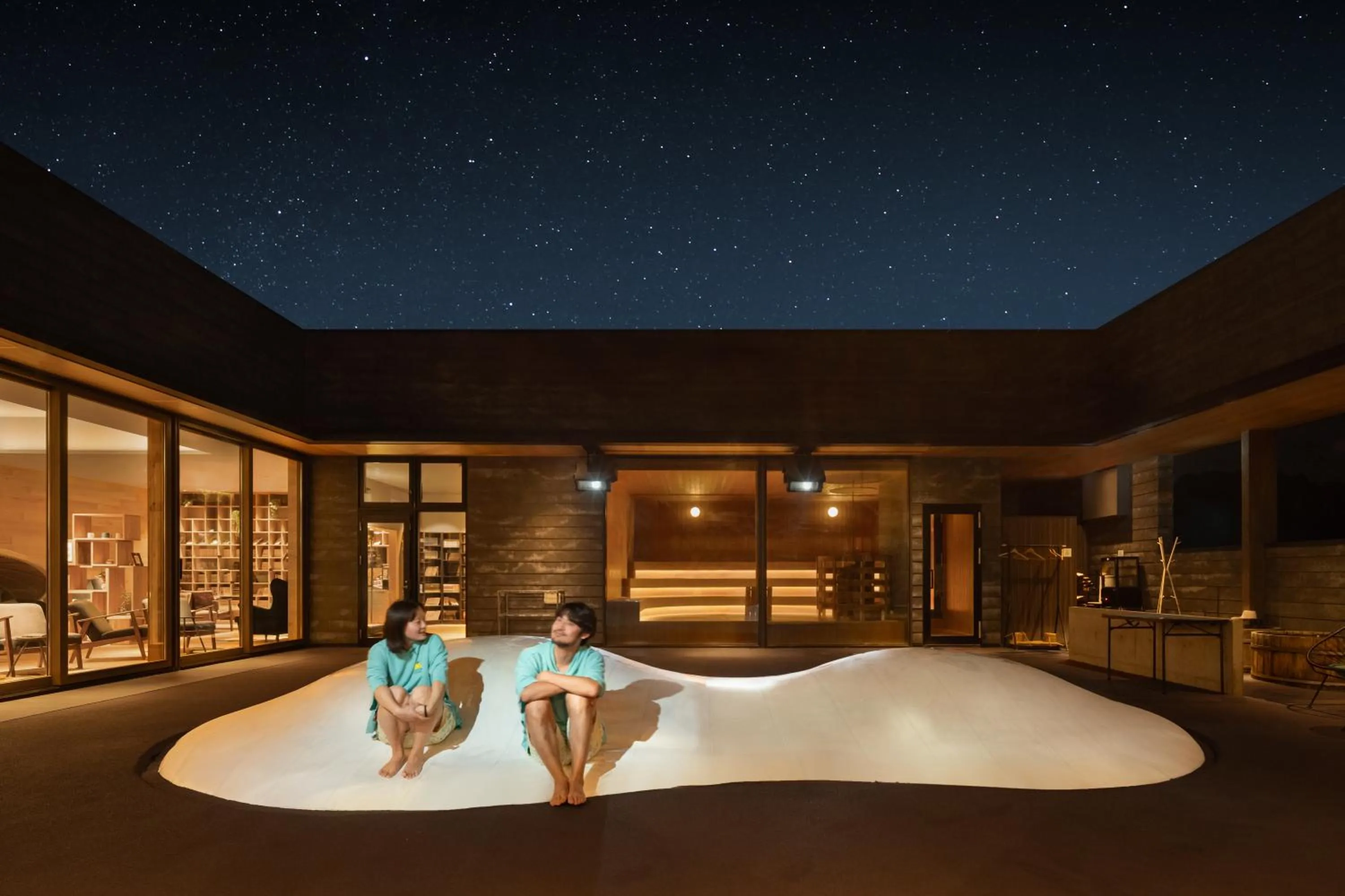 Sauna in THE FARM Resort Japan