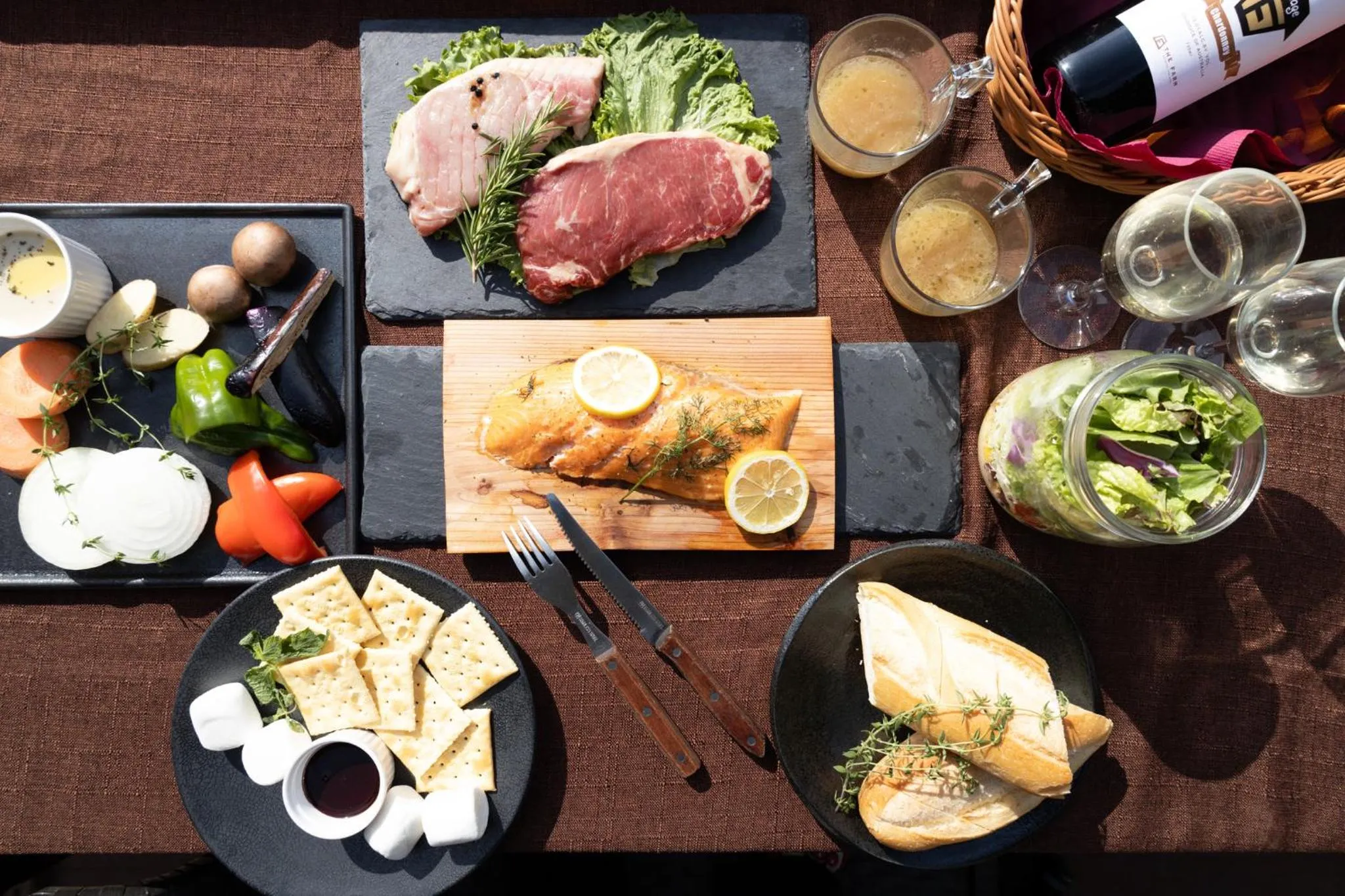 Food and drinks in THE FARM Resort Japan