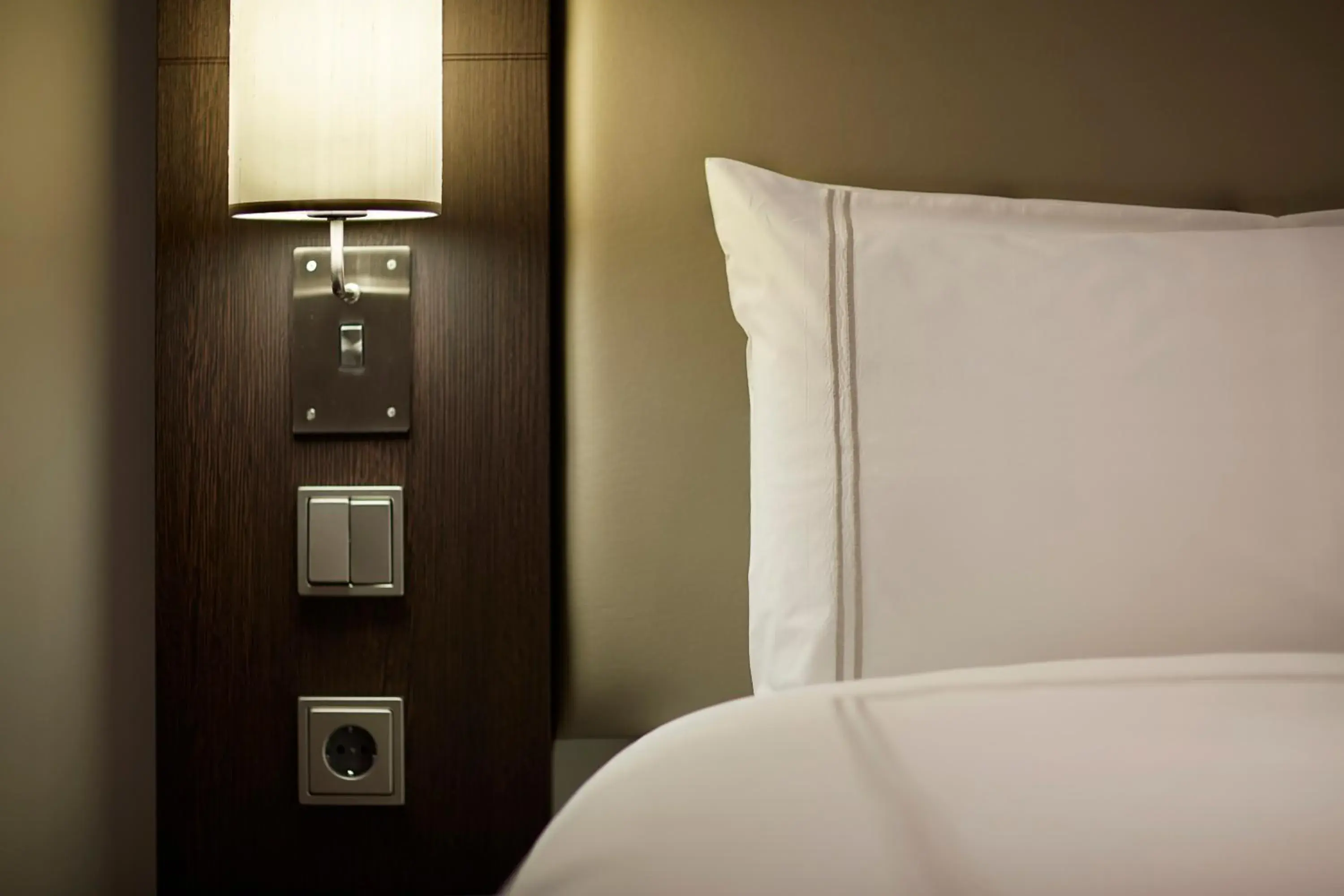 Bed in Premier Inn Hamburg St. Pauli Bed in Premier Inn Hamburg St. Pauli