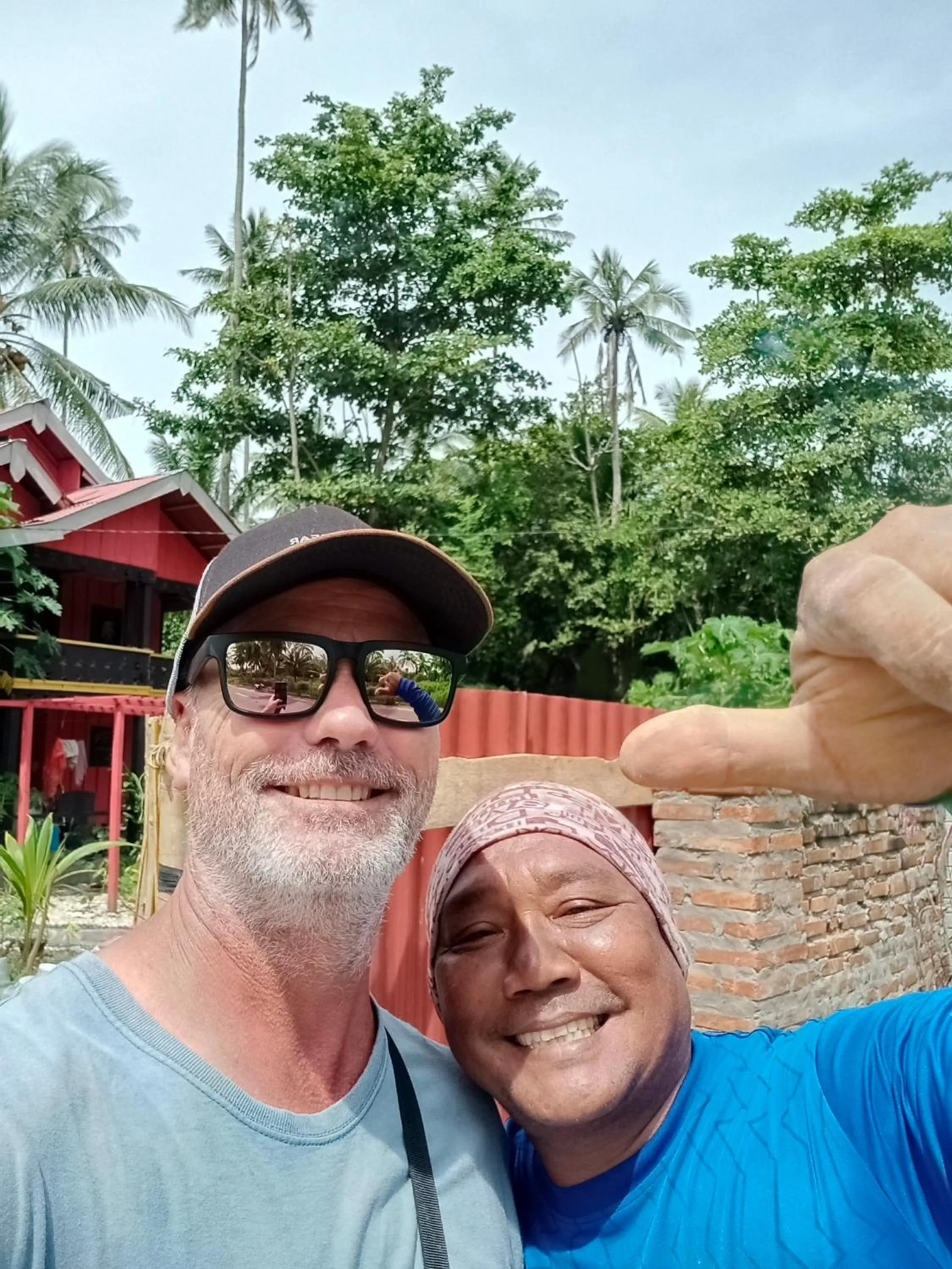 Natural landscape in Rumah Nalu surf camp