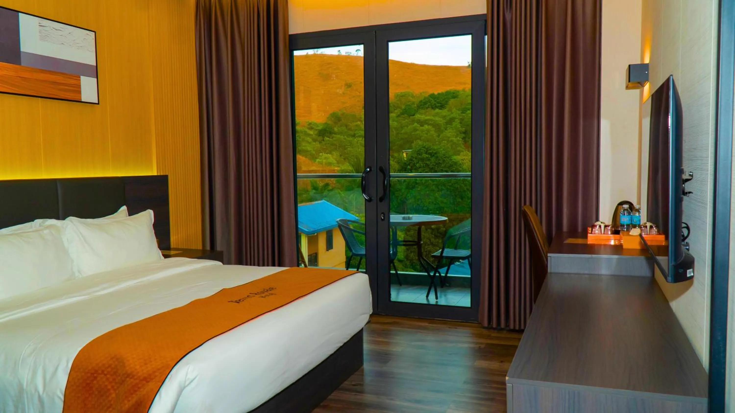 Bed in Venus Royale Hotel