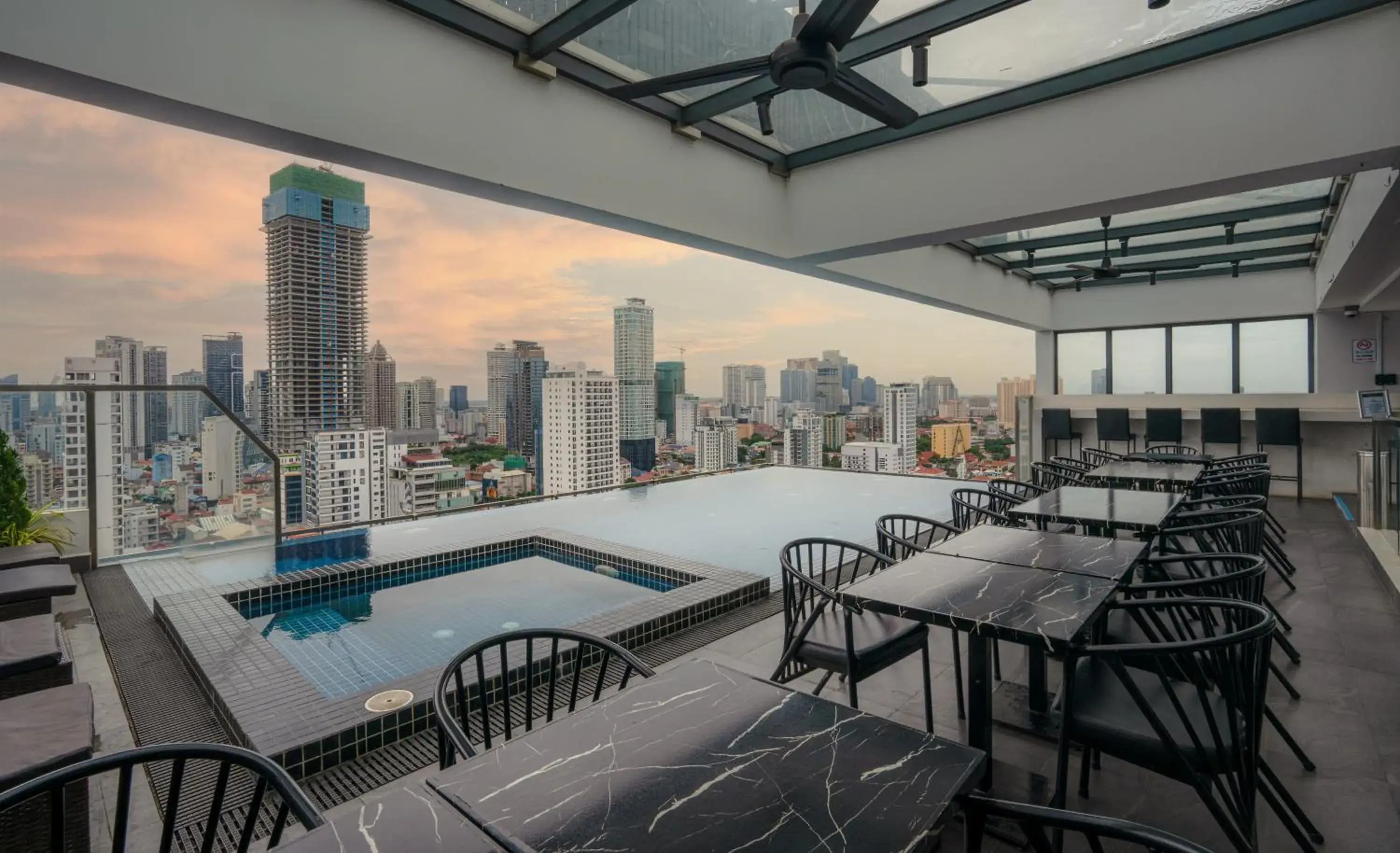Pool view in Parc21 Luxury Boutique Hotel Pool view in Parc21 Luxury Boutique Hotel
