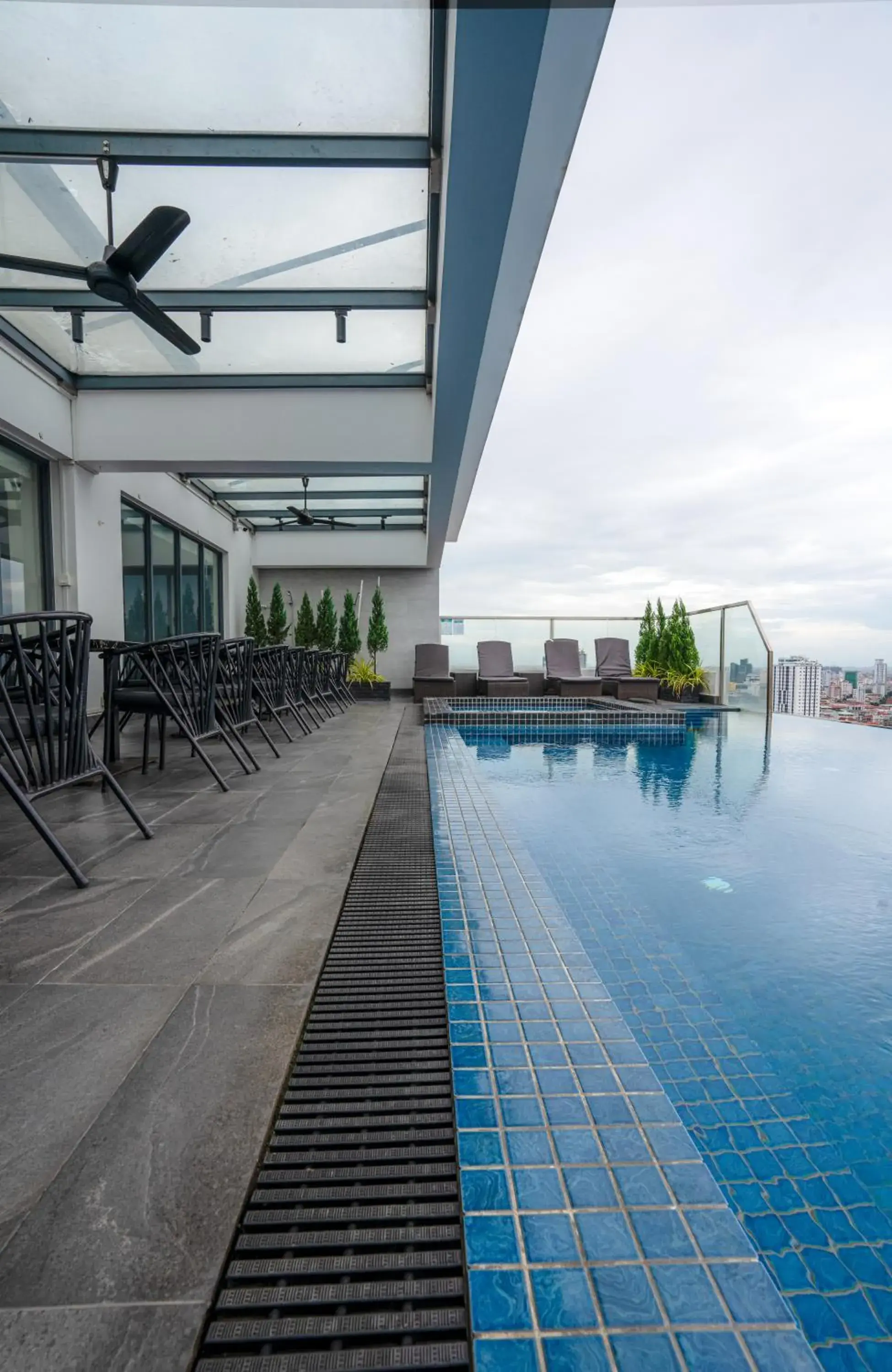 Pool view in Parc21 Luxury Boutique Hotel Pool view in Parc21 Luxury Boutique Hotel