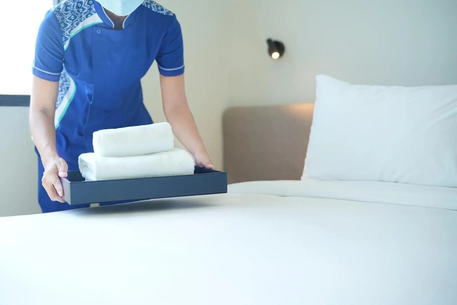 Bedroom, Bed in GO Hotel Chonburi at Central Chonburi Bedroom, Bed in GO Hotel Chonburi at Central Chonburi