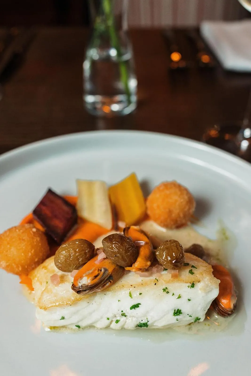 Dinner in The Peacock at Rowsley