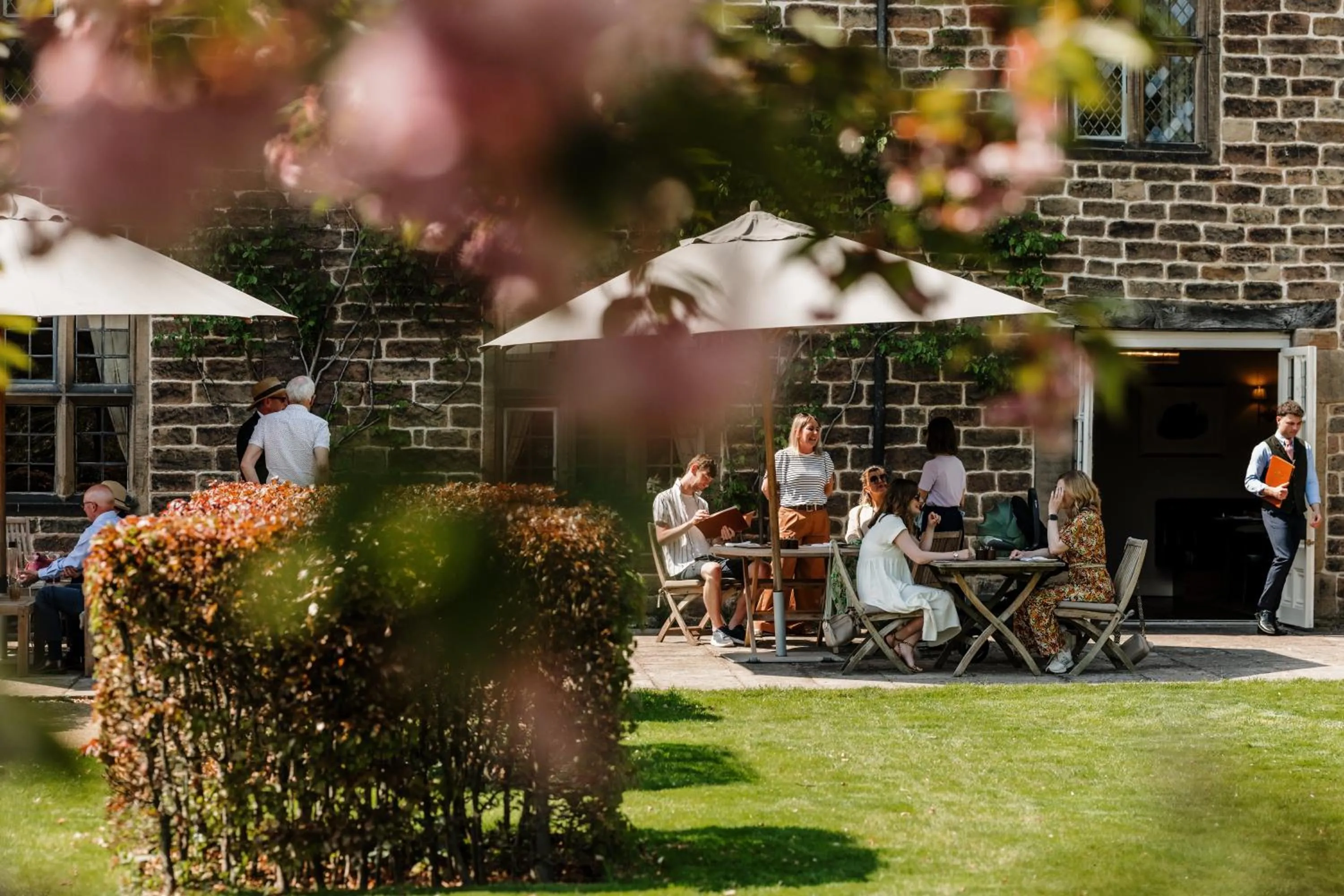 Garden in The Peacock at Rowsley