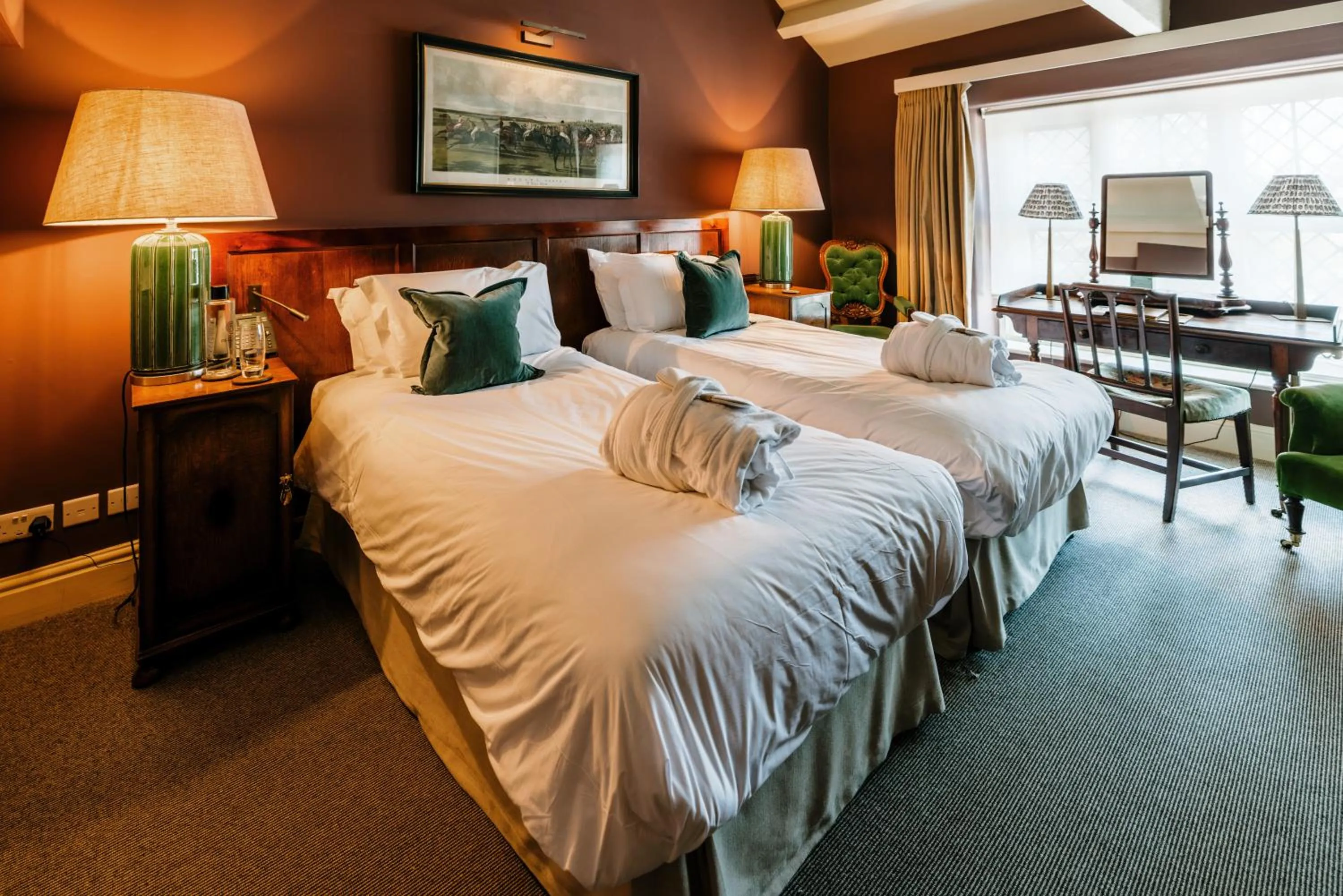 Bed in The Peacock at Rowsley