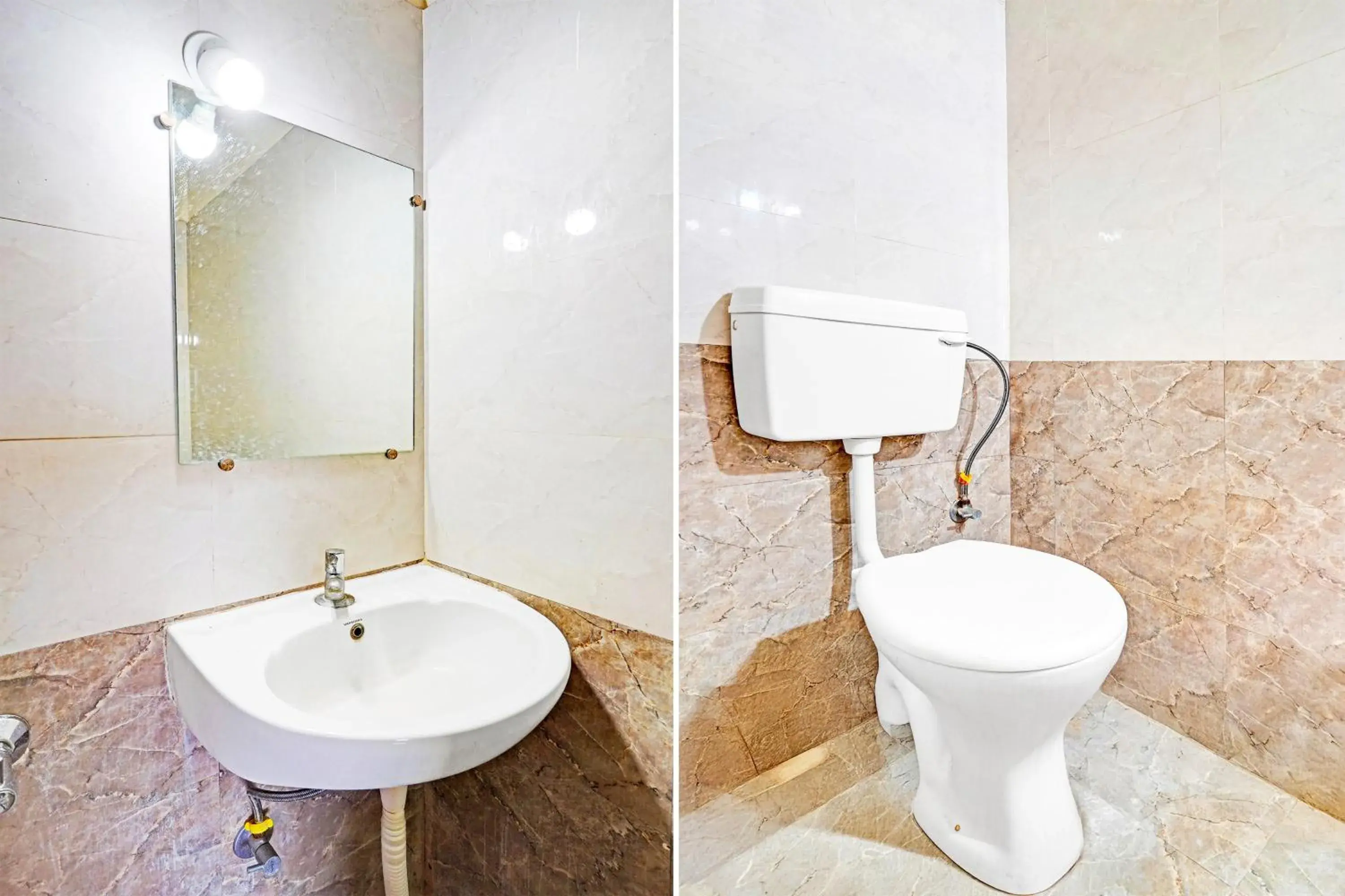 Bathroom in Super Hotel O Srigandhakavalu formerly Chamundeshwari Lodging Bathroom in Super Hotel O Srigandhakavalu formerly Chamundeshwari Lodging