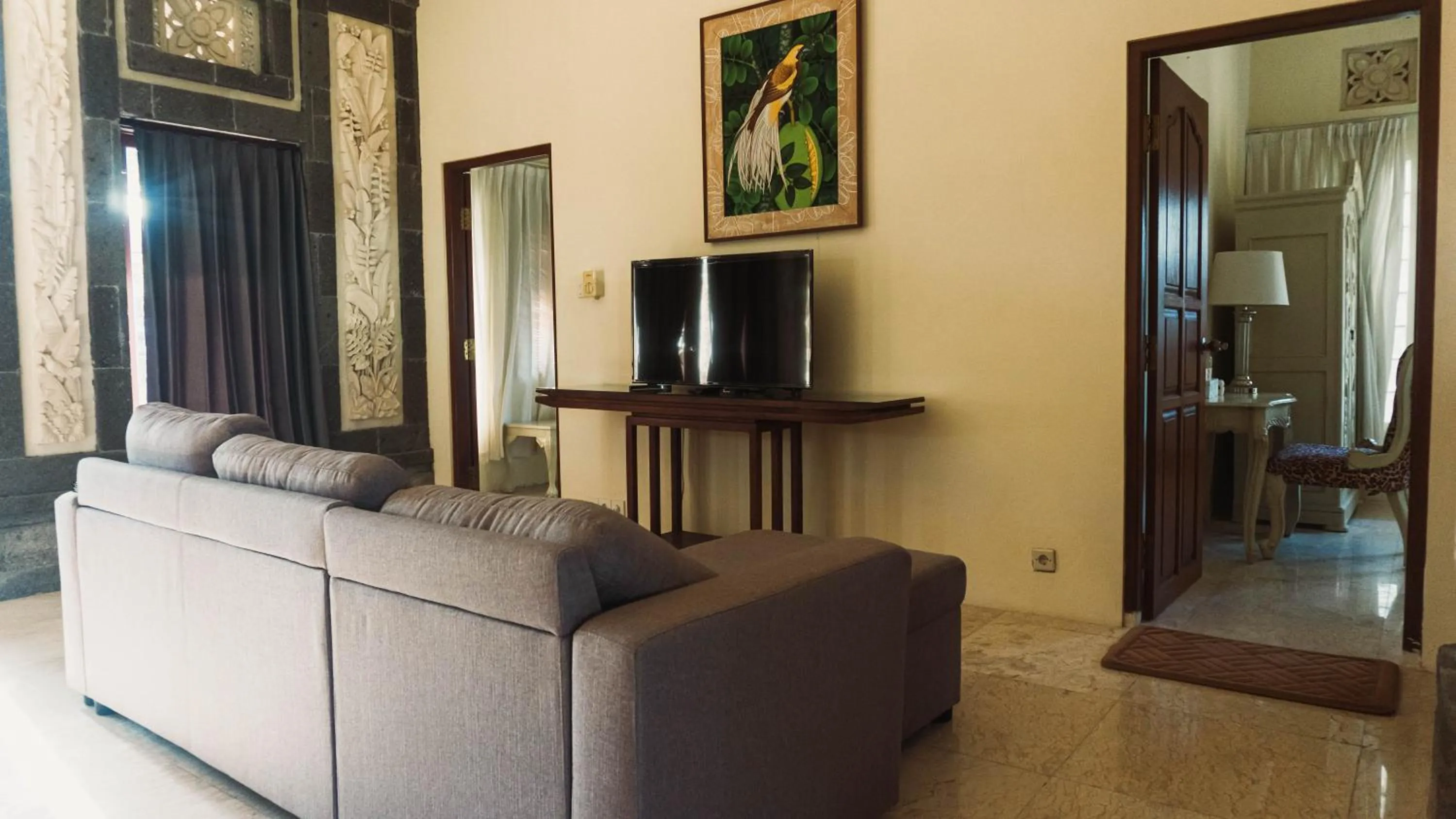 Living room in Arbathu Villa Ubud