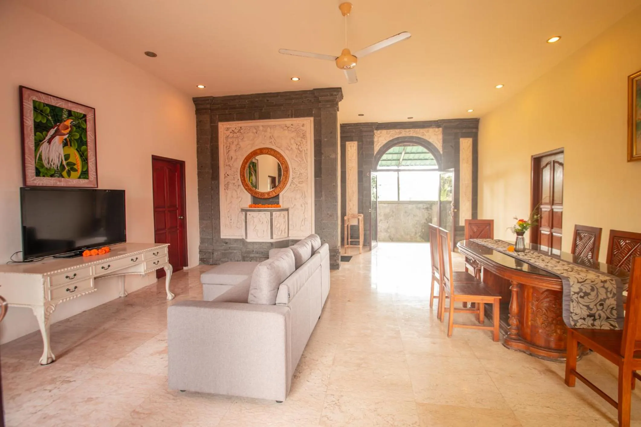 Living room in Arbathu Villa Ubud