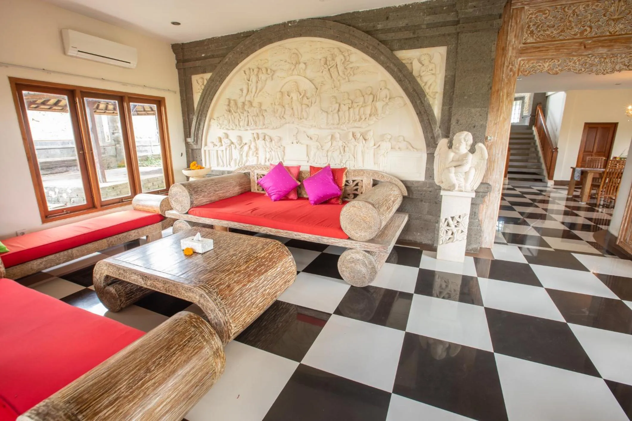 Living room in Arbathu Villa Ubud