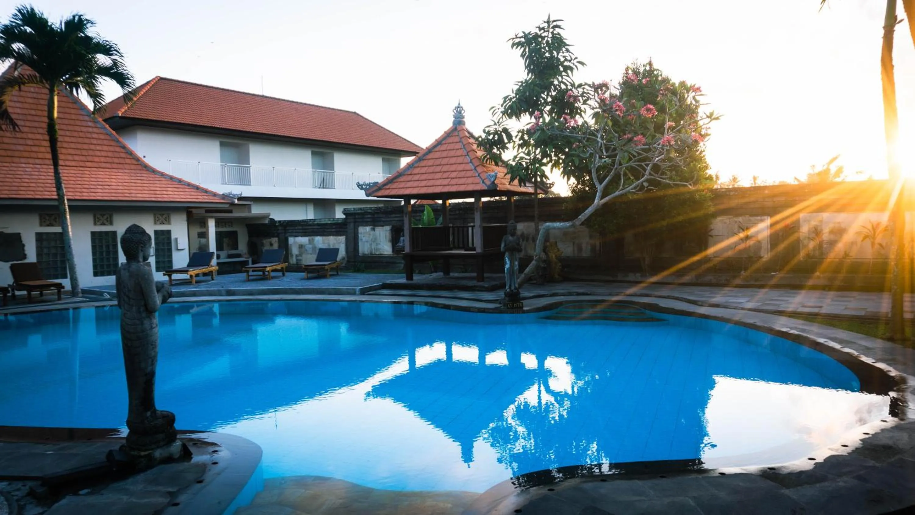 Swimming pool in Arbathu Villa Ubud
