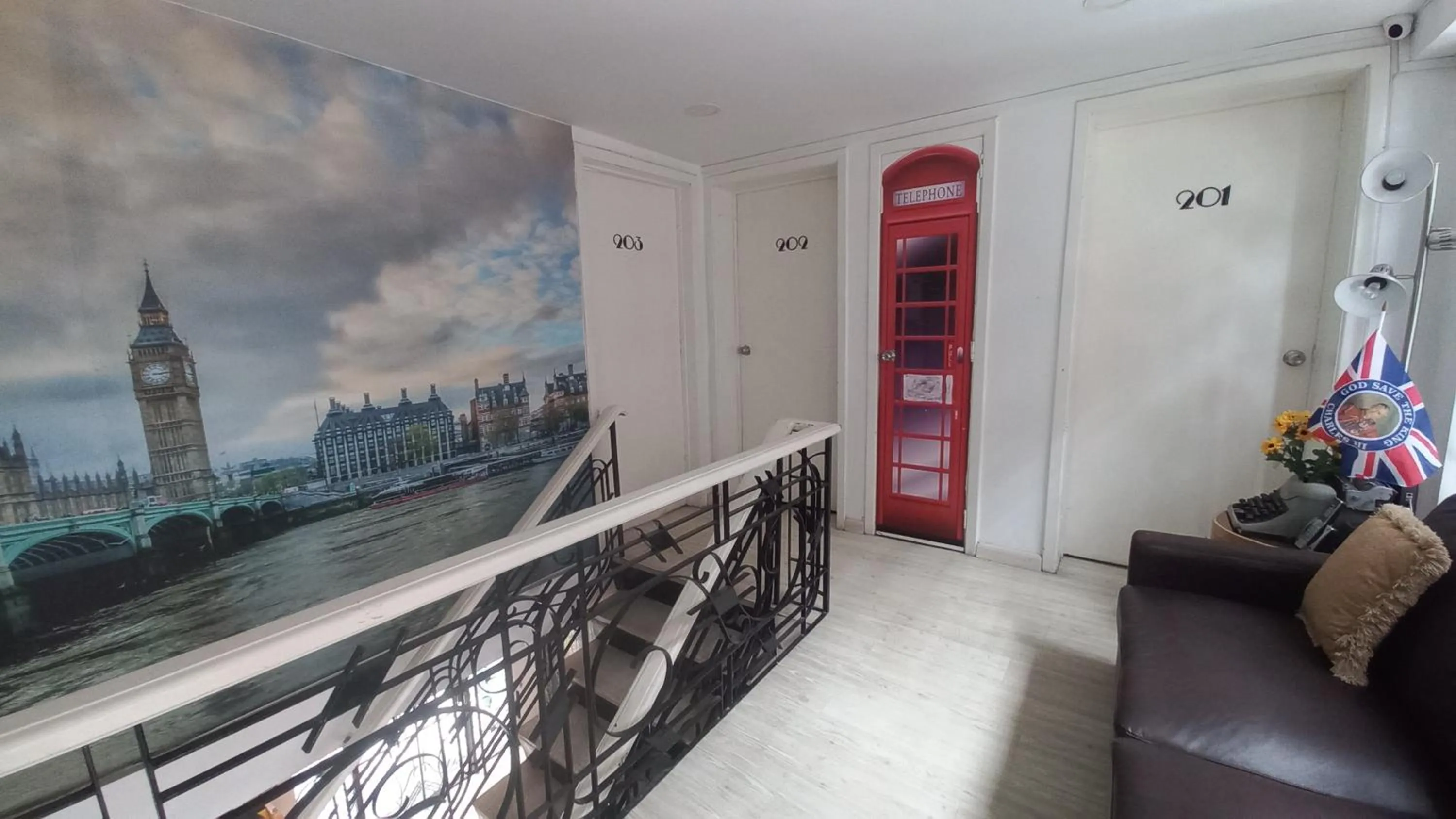 Seating area in Alojamiento Mosaic House
