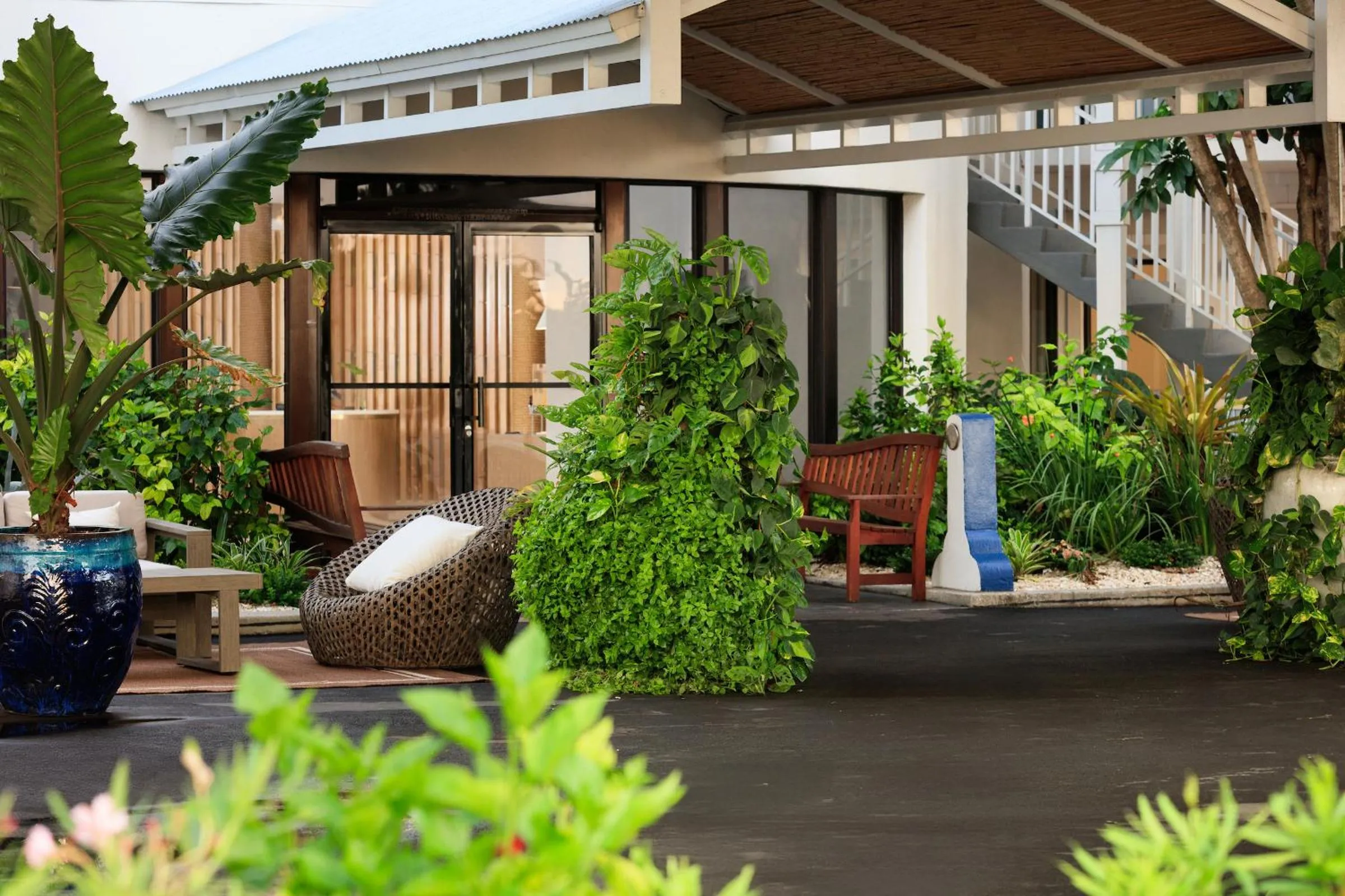 Facade/entrance in SkyBeach Resort