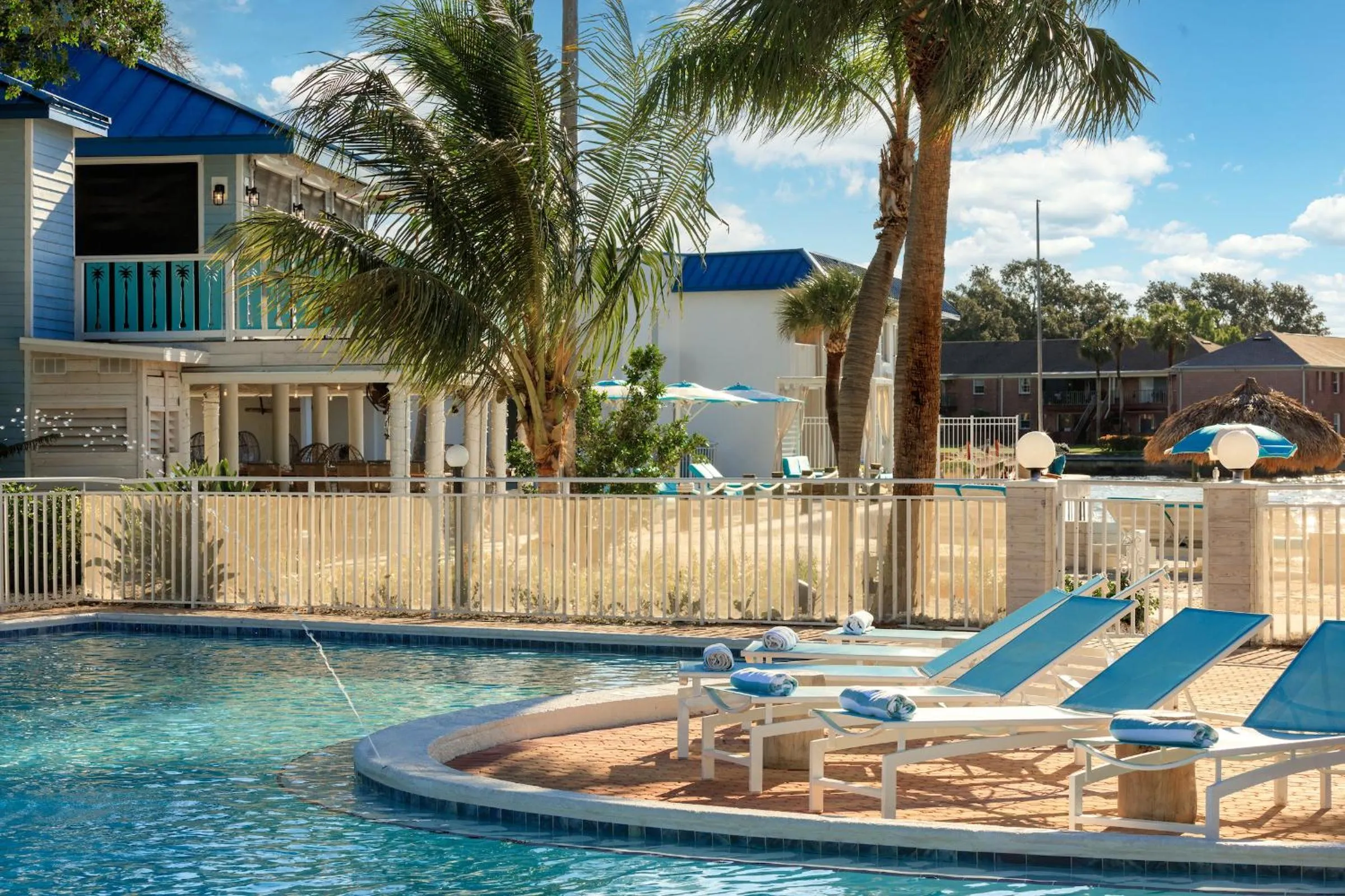 Swimming pool in SkyBeach Resort