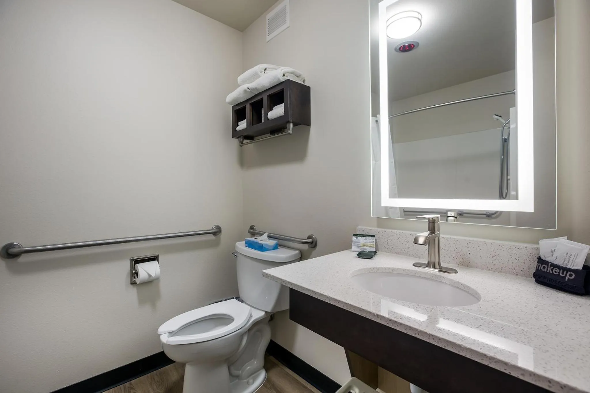 Toilet in Mountain Vista Hotel