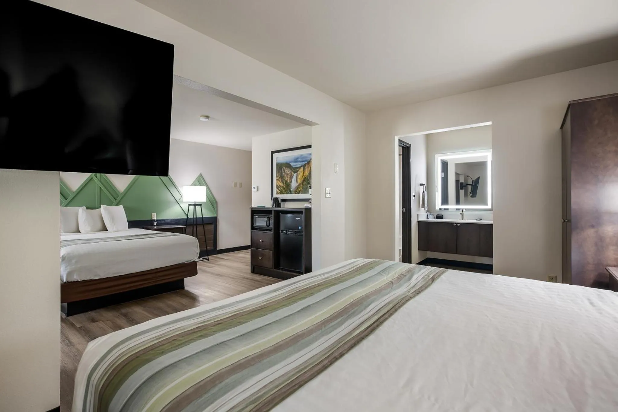 Bed in Mountain Vista Hotel