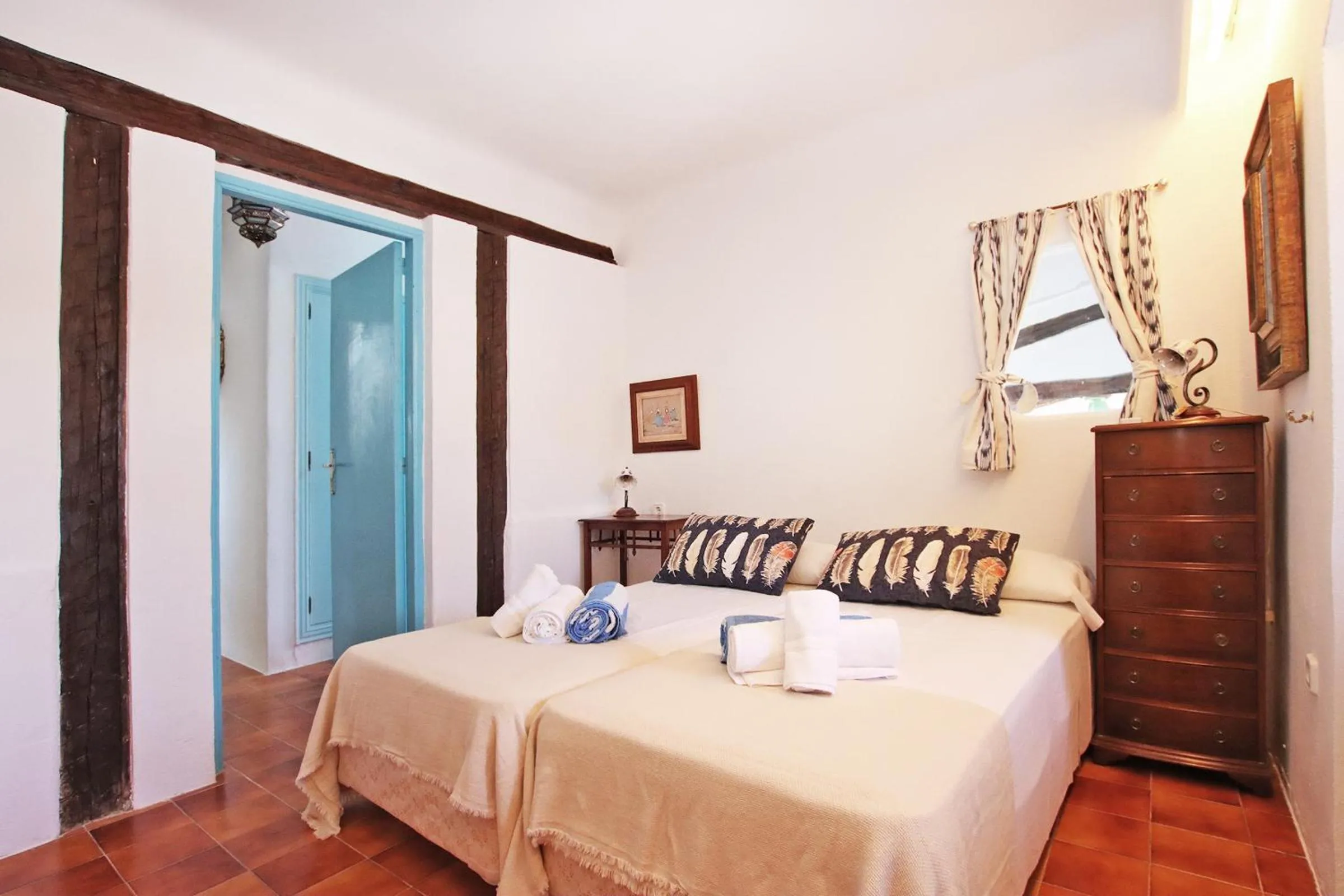 Bed in Villa Can Milana by Slow Villas