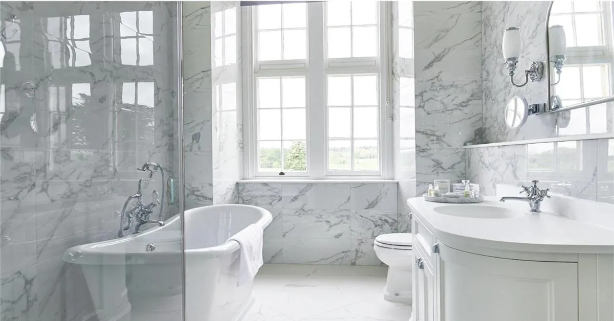 Shower in Matfen Hall Hotel, Golf & Spa