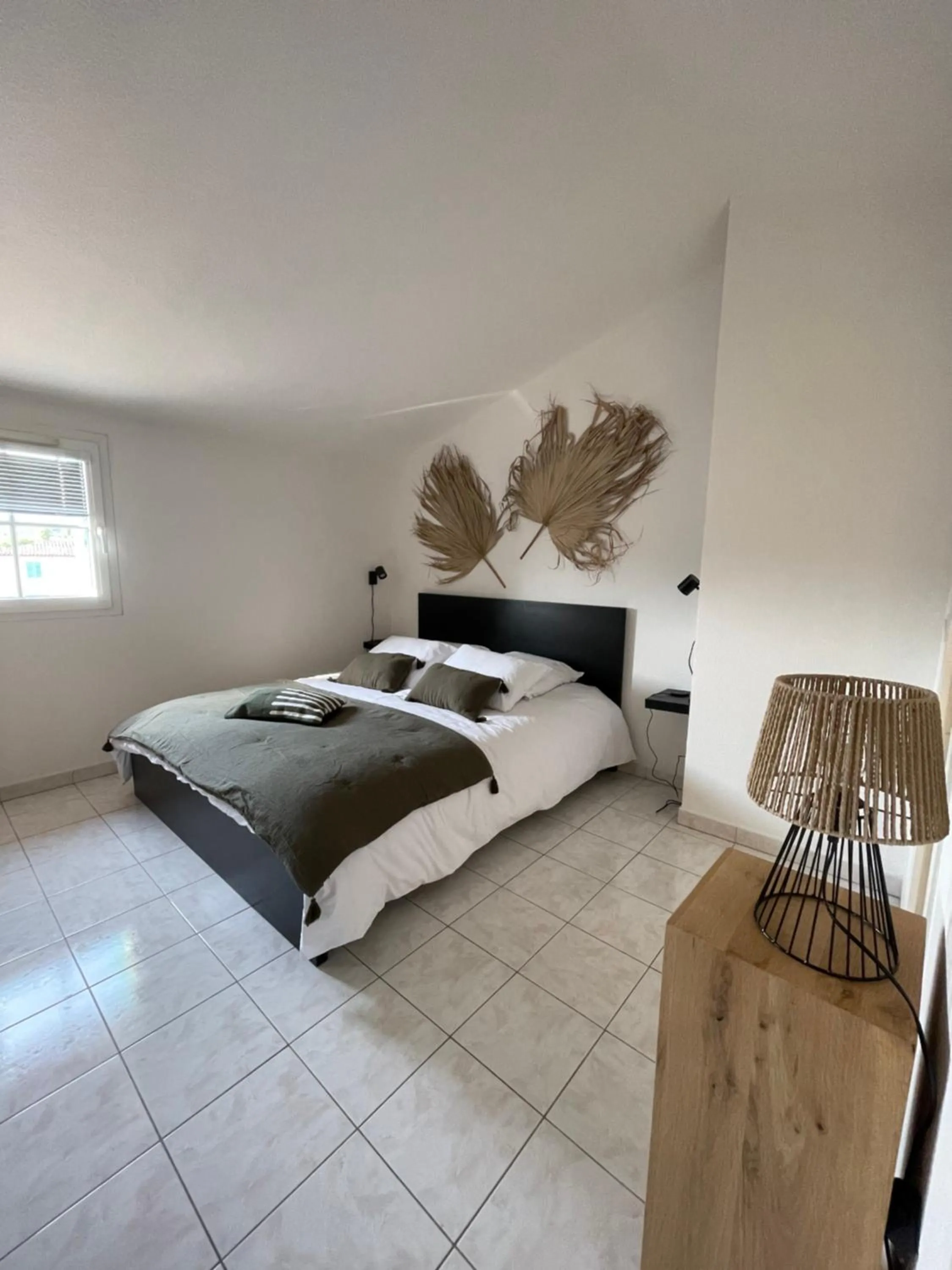 Bed in Appartement avec piscine