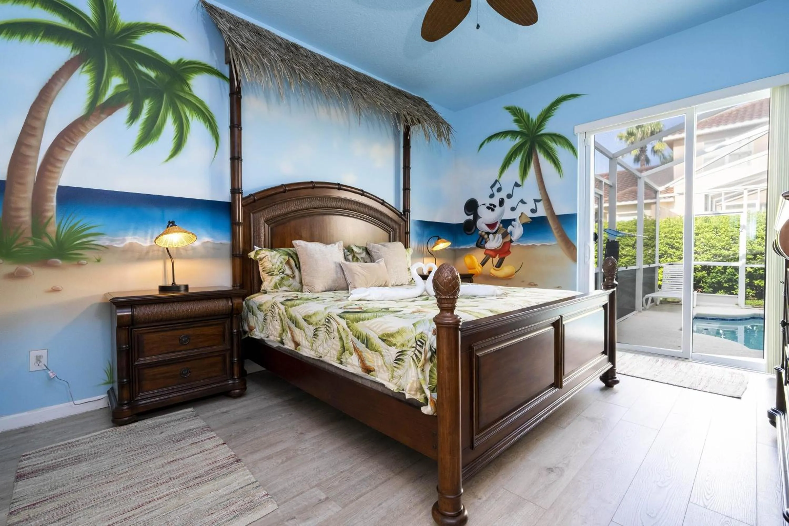 Bed in Marvelous 4Bd Close to Disney w Pool at 313 Tuscan Hills