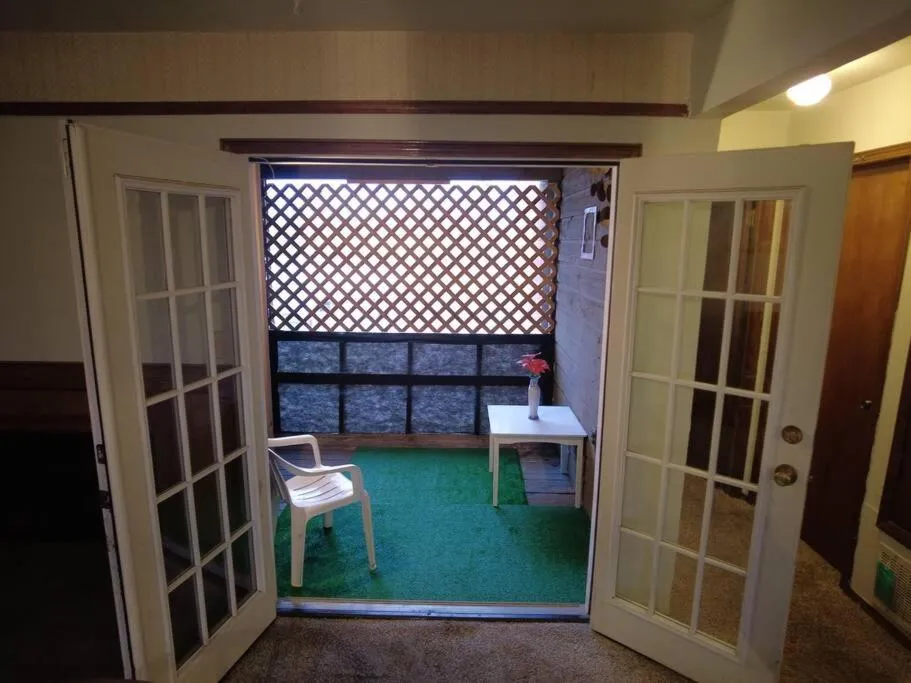 Patio in Golden Sunflower's Apt B
