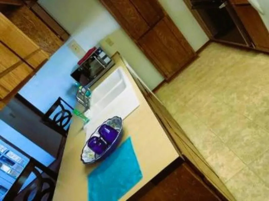 Kitchen or kitchenette in Golden Sunflower's Apt B