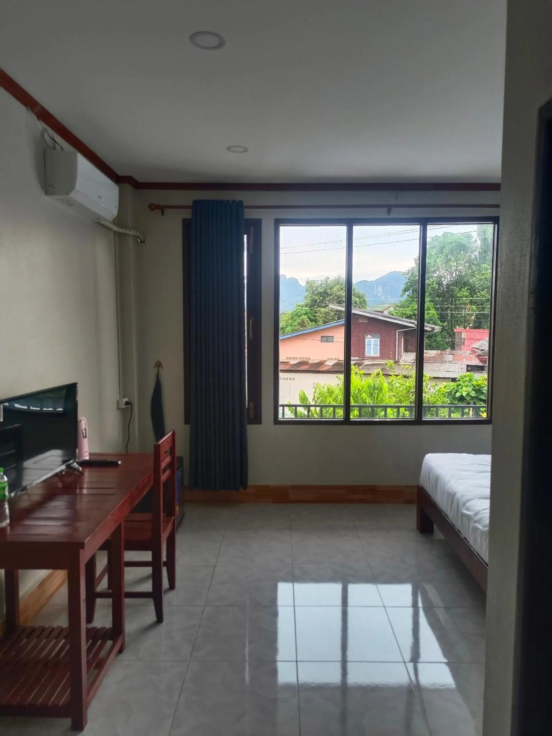 Bed in Vang Vieng Champa Resort