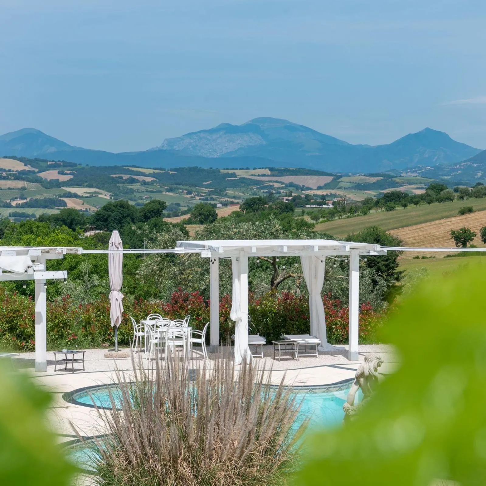 Pool view in Casa Grimaldi Hotel & Restaurant tre stelle S