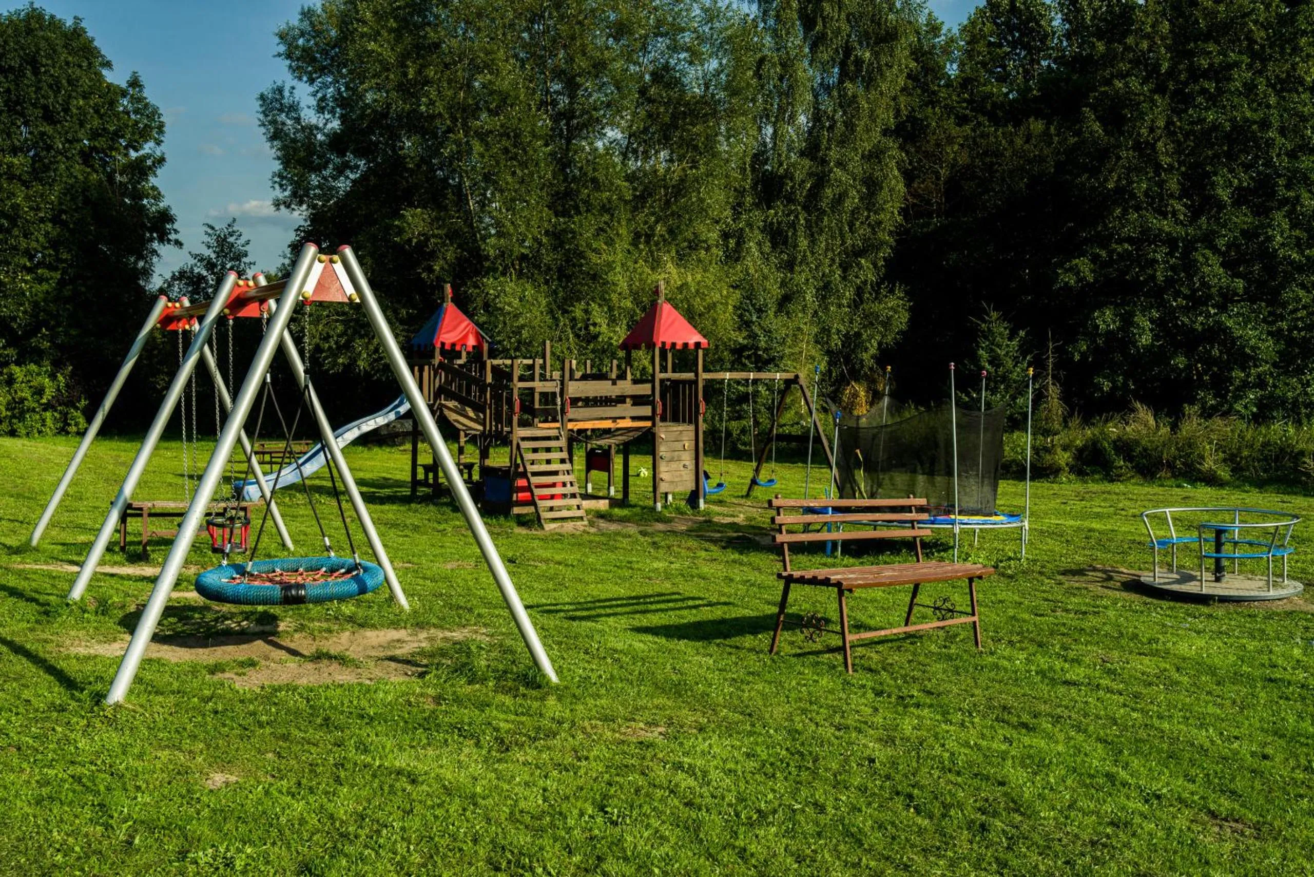 Children play ground in Centrum Edukacyjno-Formacyjne, Dom Rekolekcyjny w Koszalinie