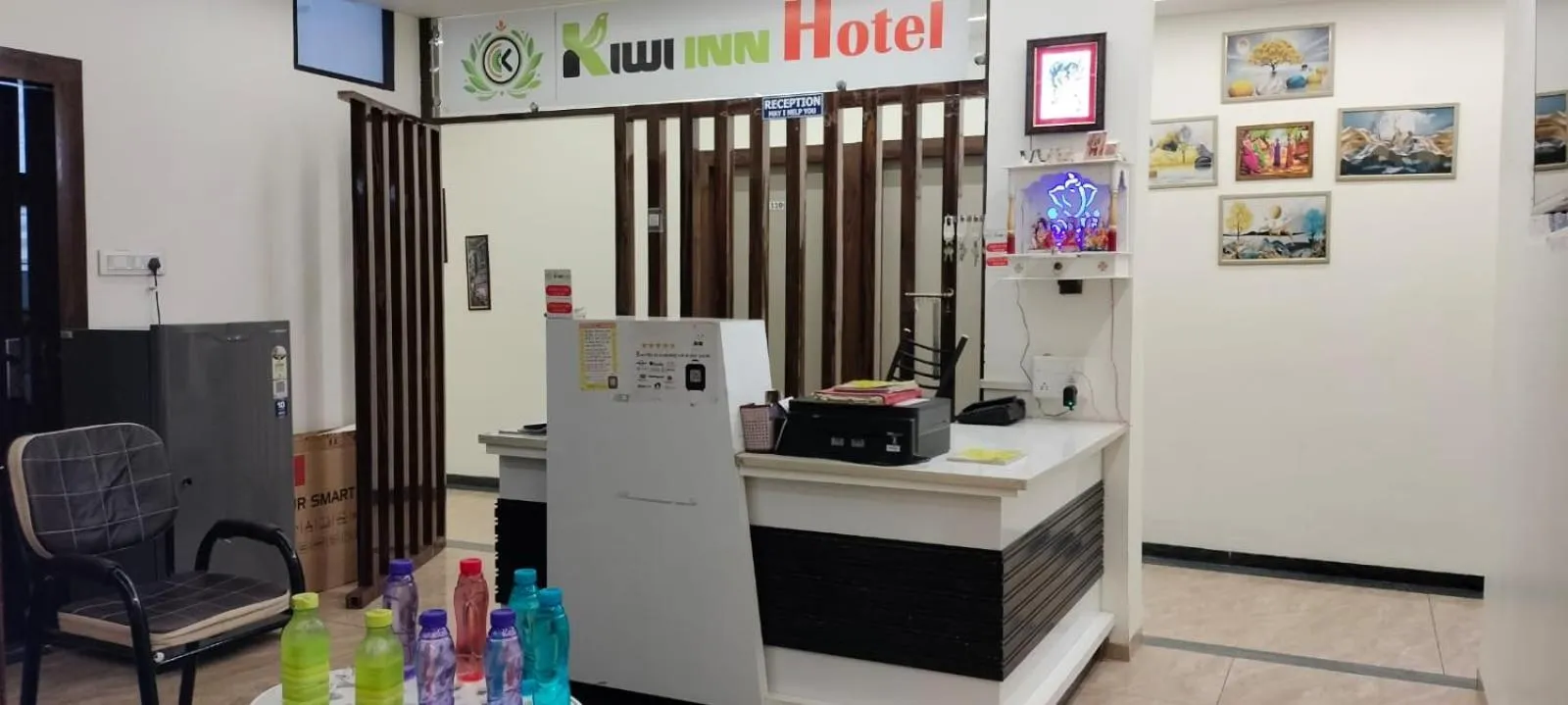 Lobby or reception in Hotel Kiwi Inn