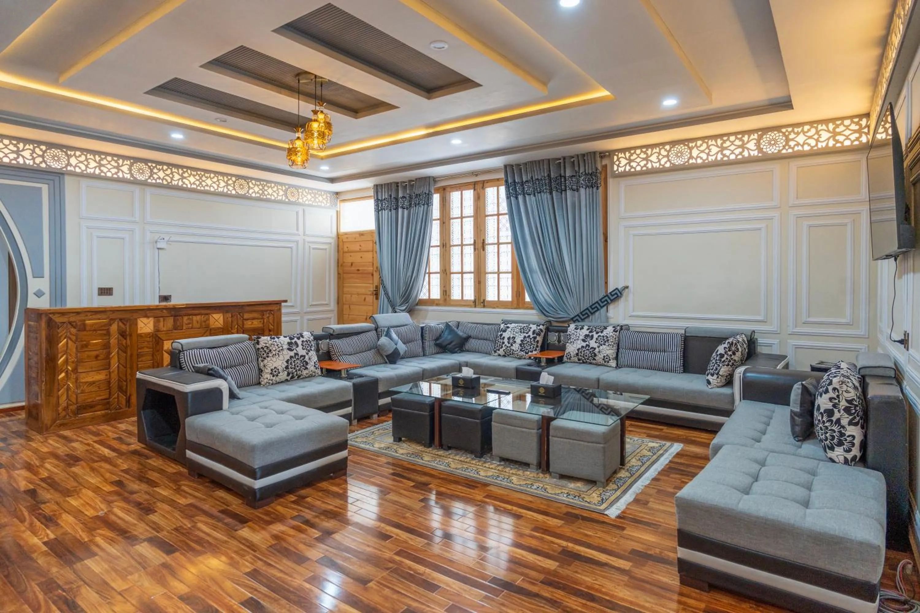 Seating area in Dirleh Hotel
