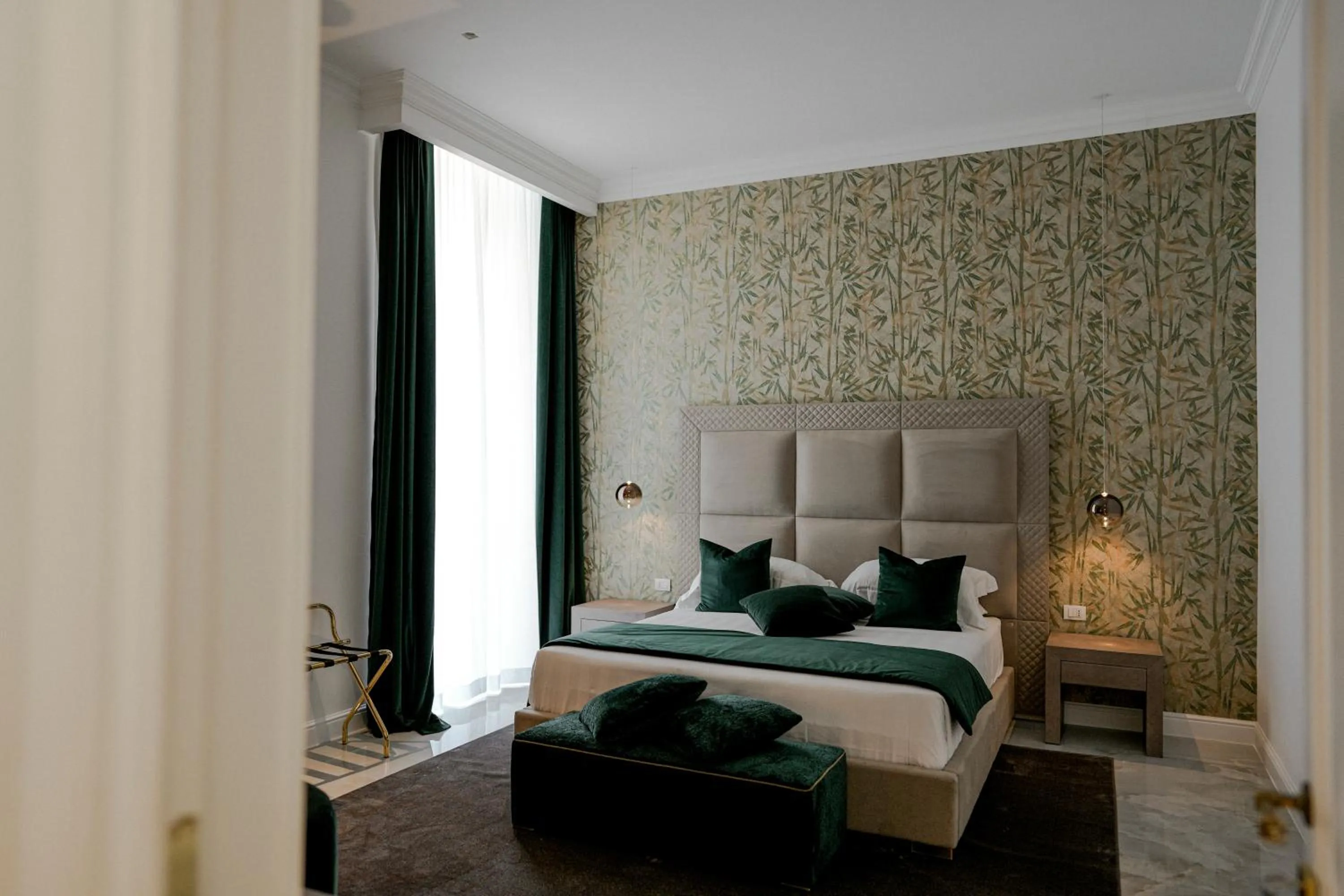 Bed in Màs Boutique Hotel Rome