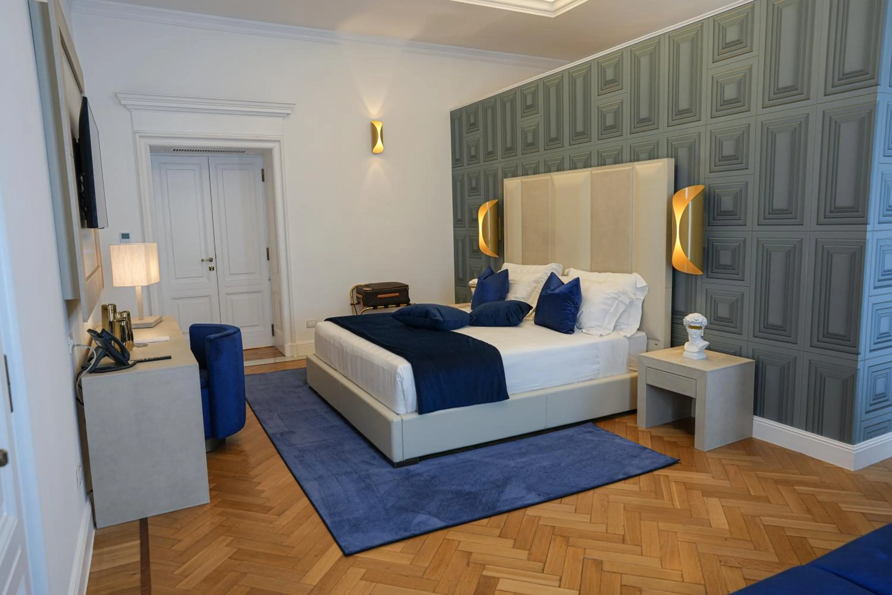 Bed in Màs Boutique Hotel Rome