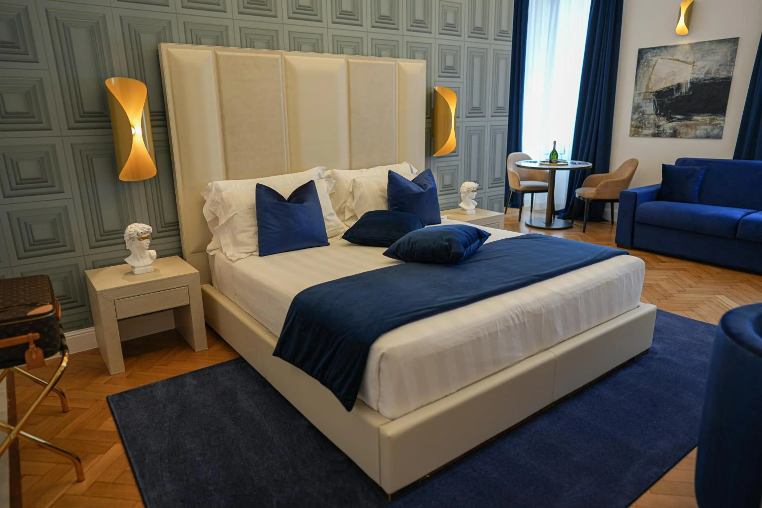 Bed in Màs Boutique Hotel Rome