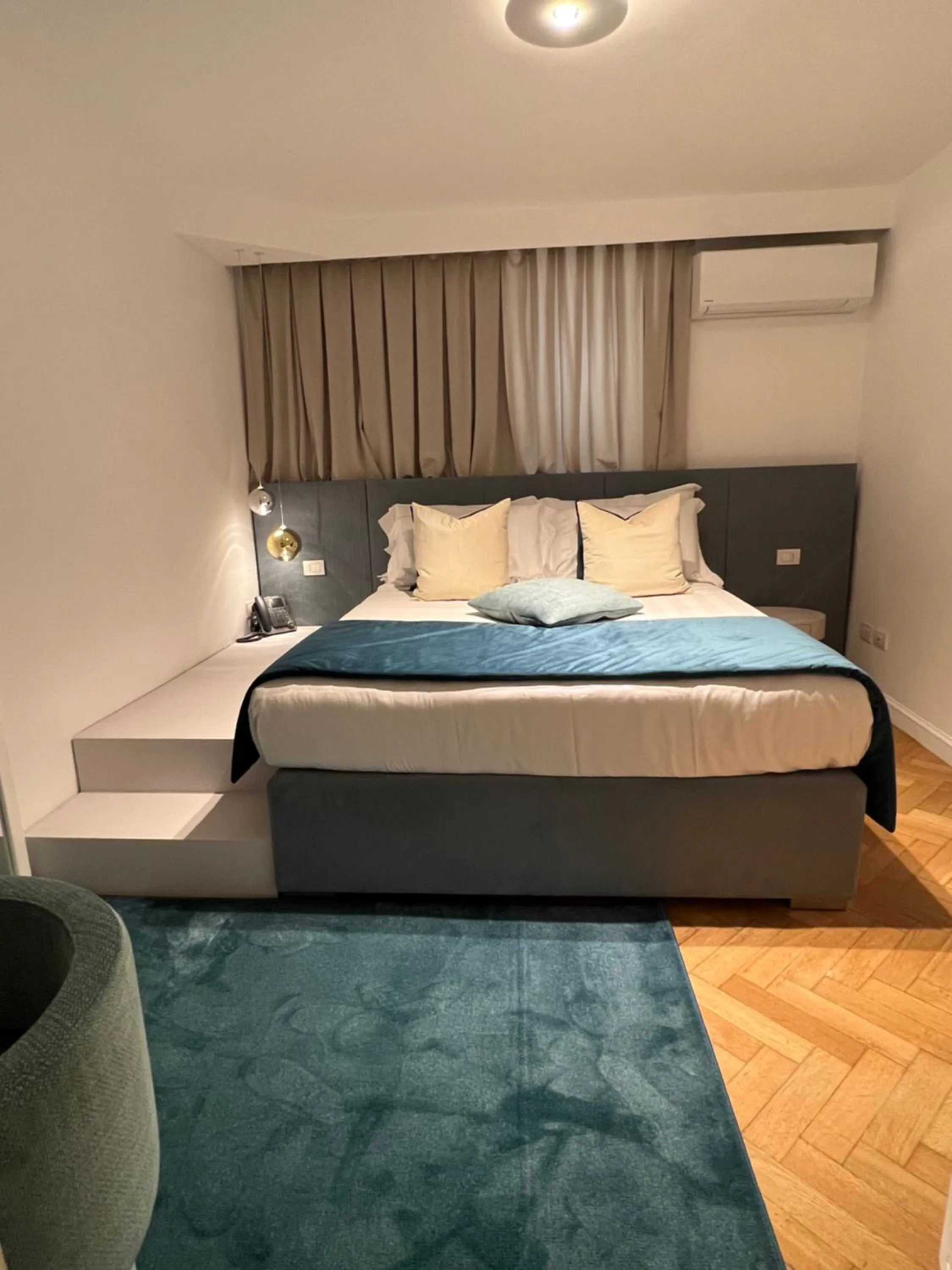 Bed in Màs Boutique Hotel Rome