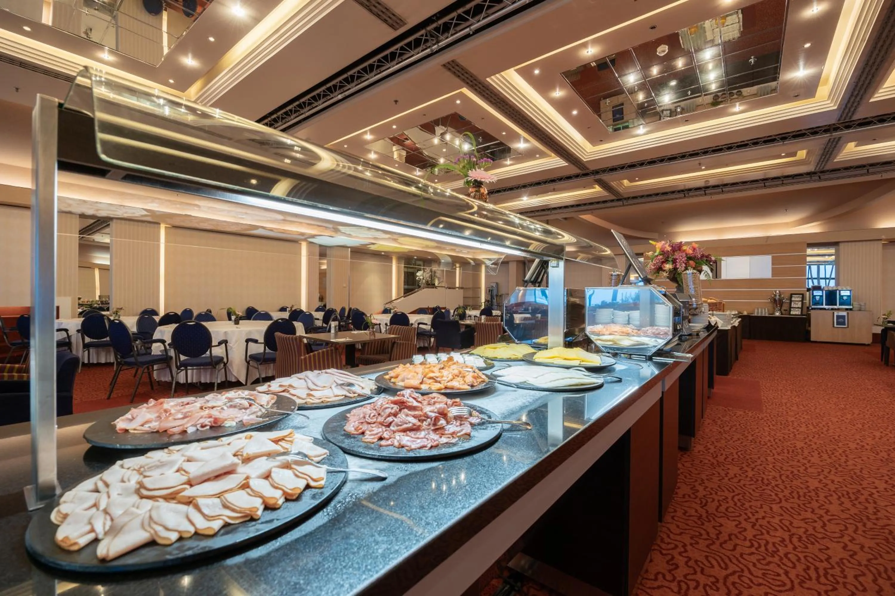 Buffet breakfast in Grand Hotel Amrâth Kurhaus The Hague Scheveningen