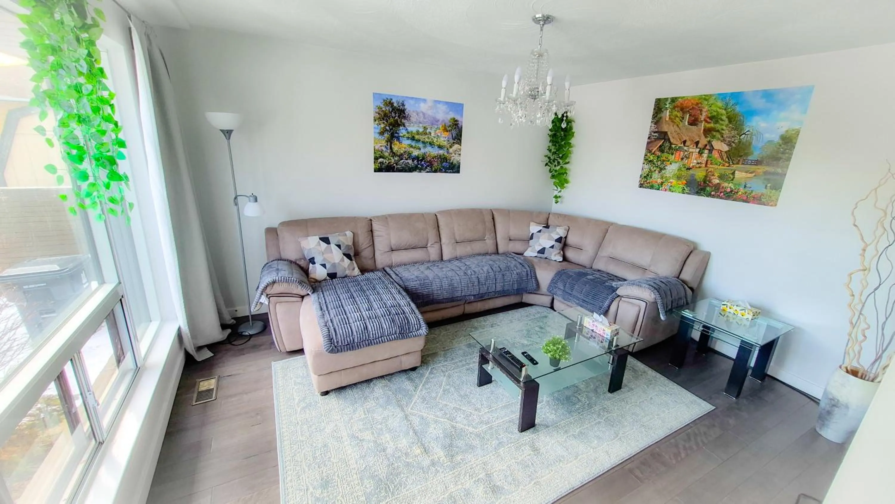 Living room in Richview Gardens Suite, 3-bdr