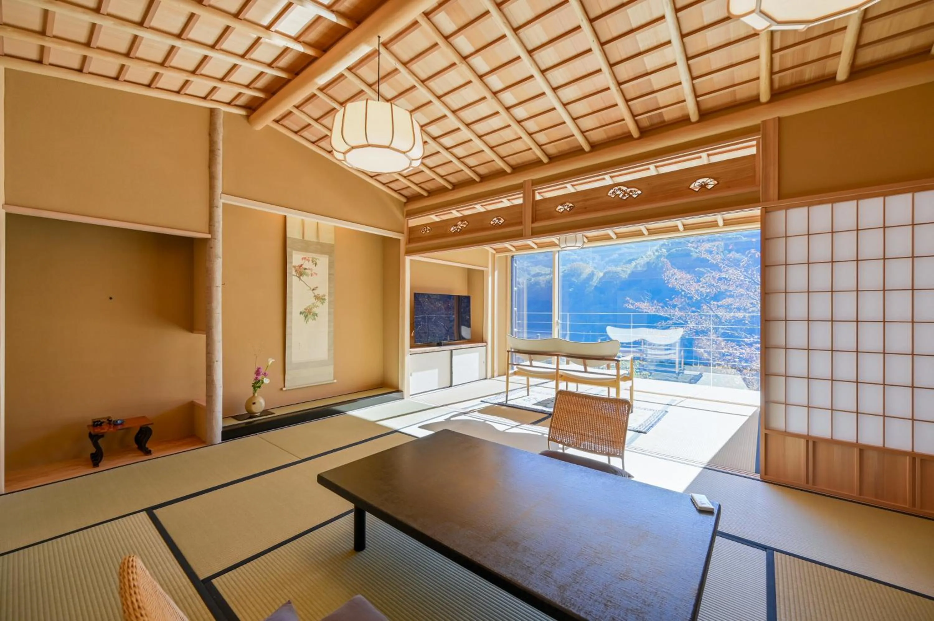 Living room in Fukiya Ryokan