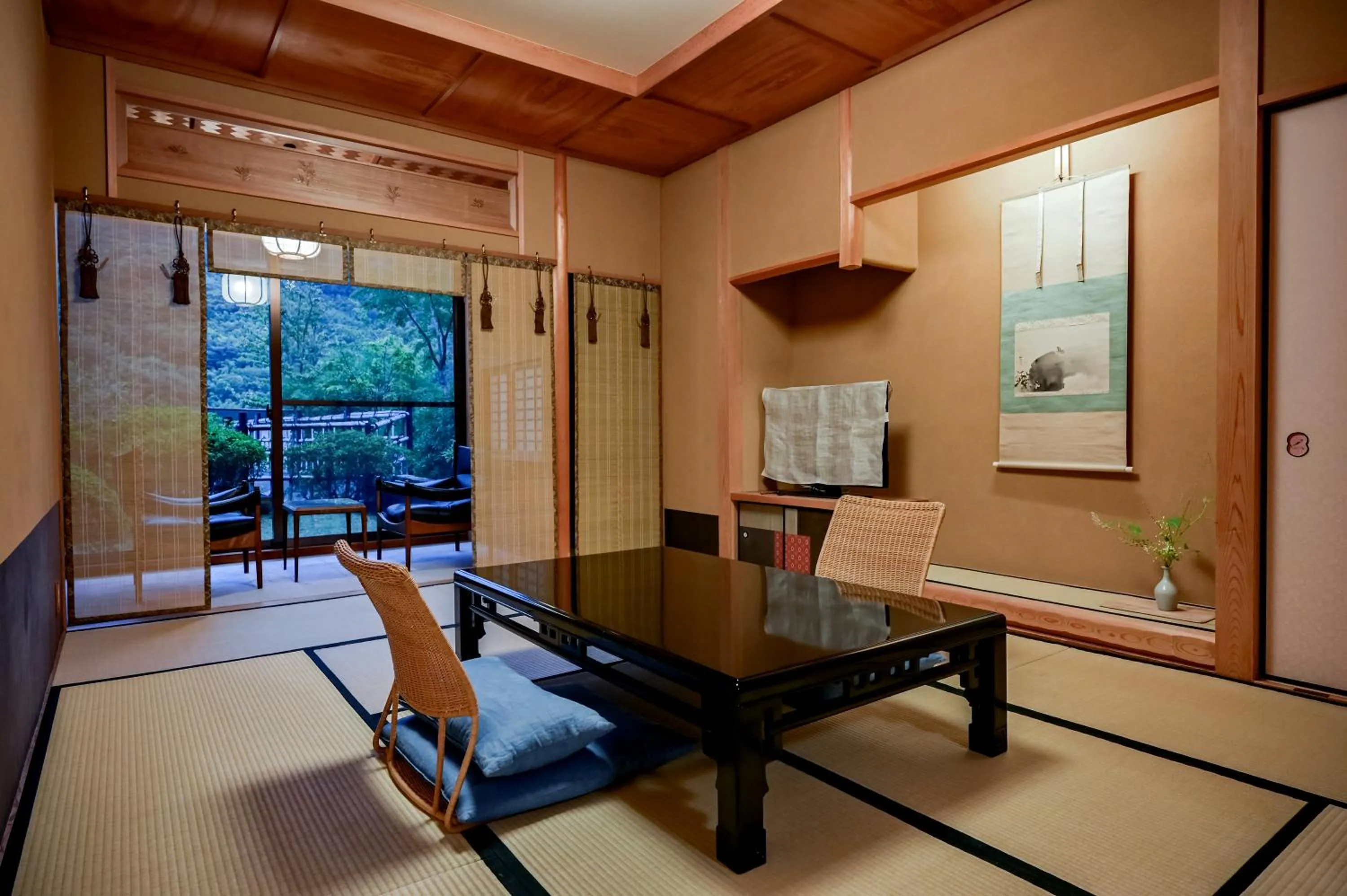 Living room in Fukiya Ryokan