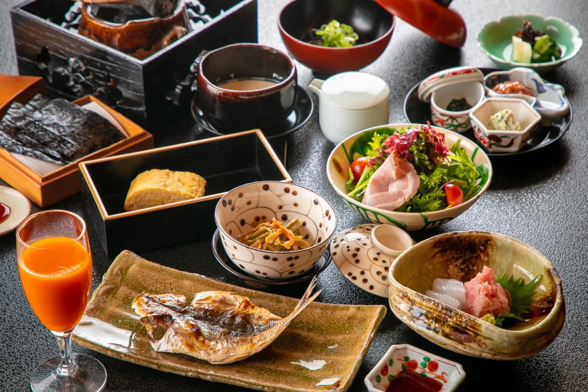 Breakfast in Fukiya Ryokan
