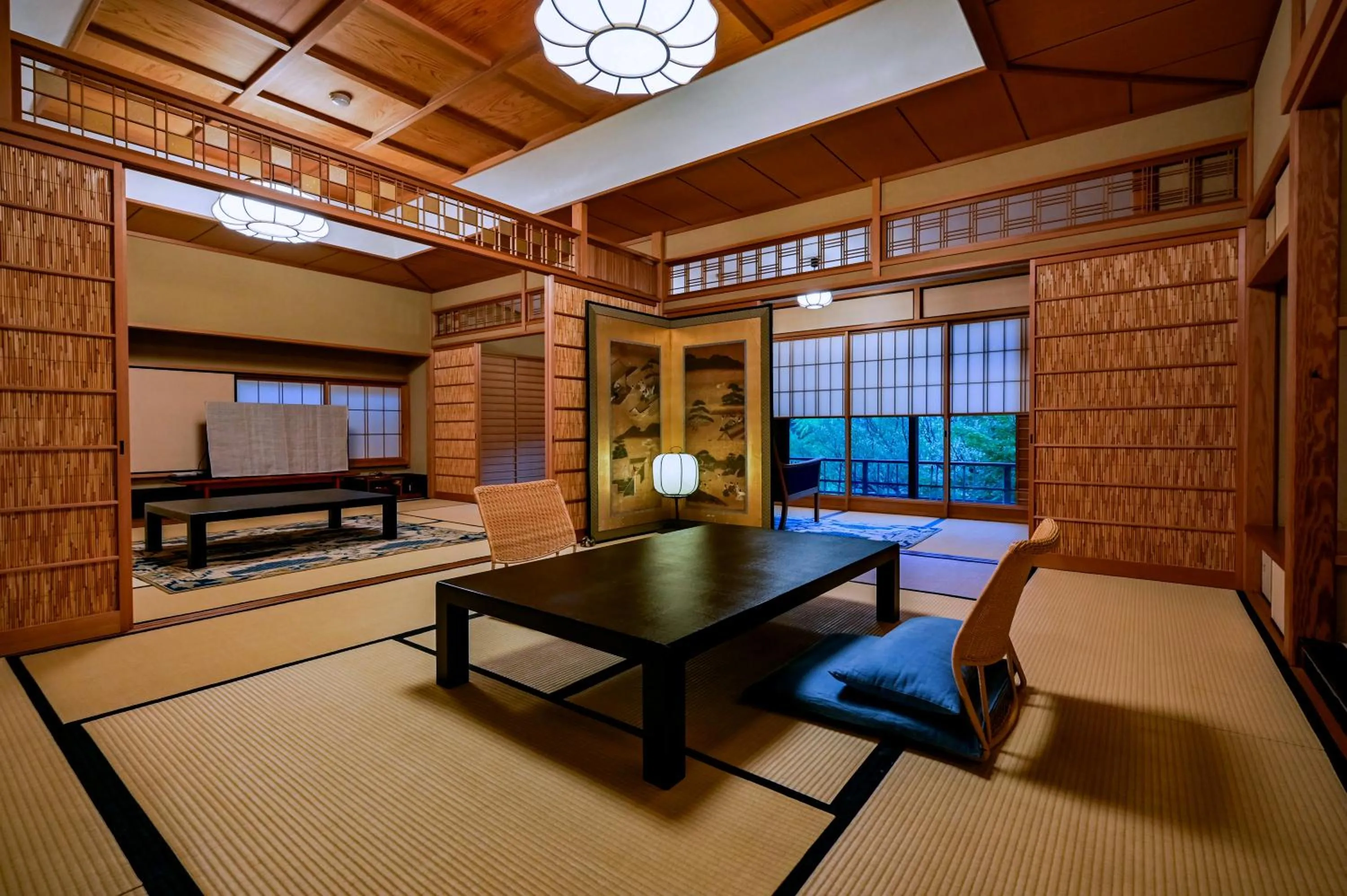 Living room in Fukiya Ryokan