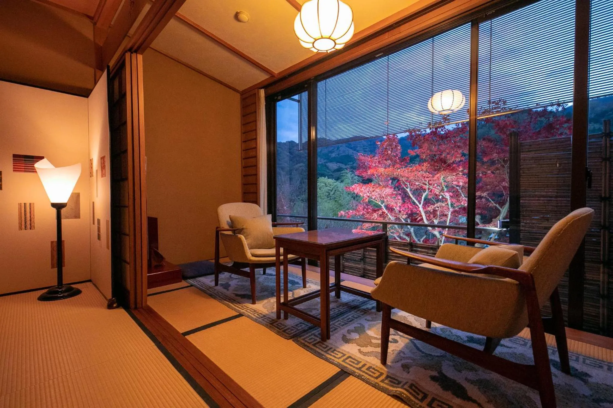 Mountain view in Fukiya Ryokan