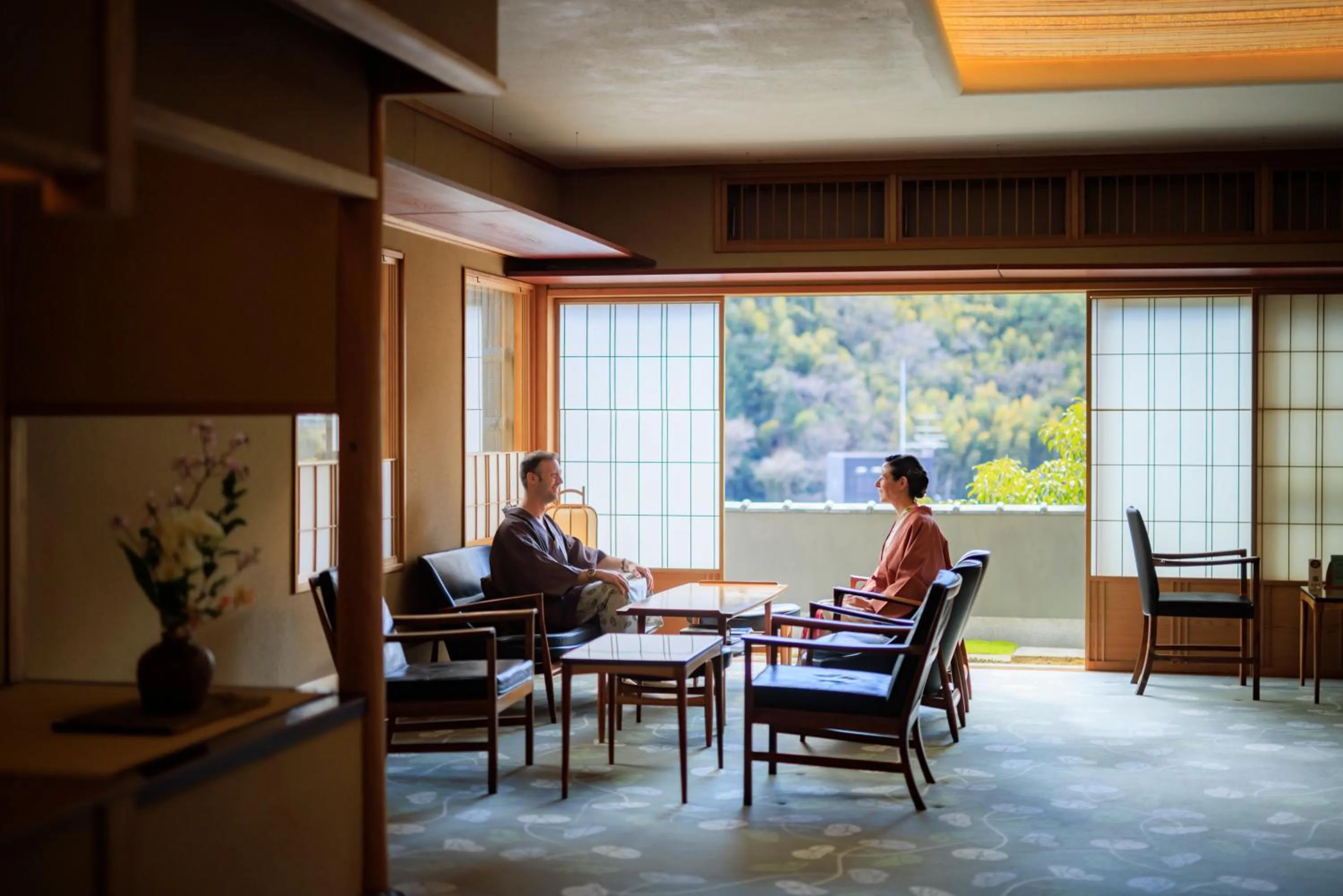 Lobby or reception in Fukiya Ryokan